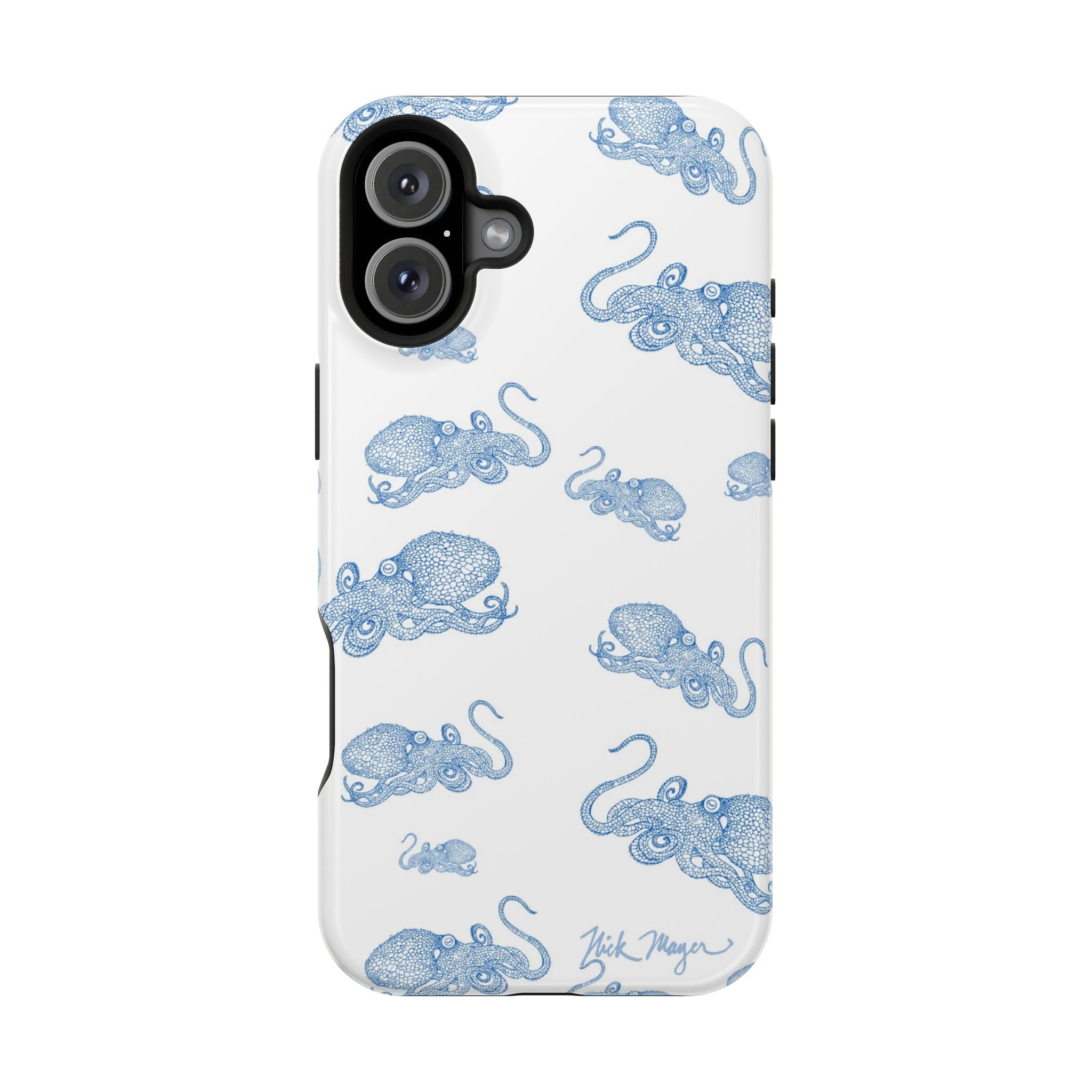 Blue Octopus 2 MagSafe iPhone Case