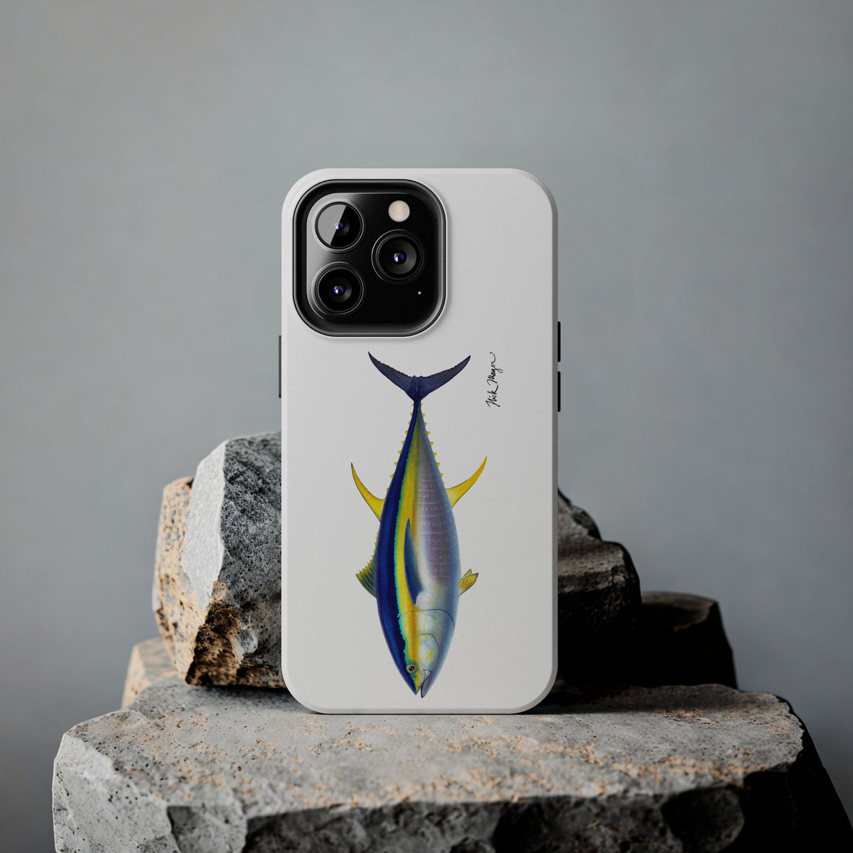 Yellowfin Tuna White Phone Case (iPhone) Printify