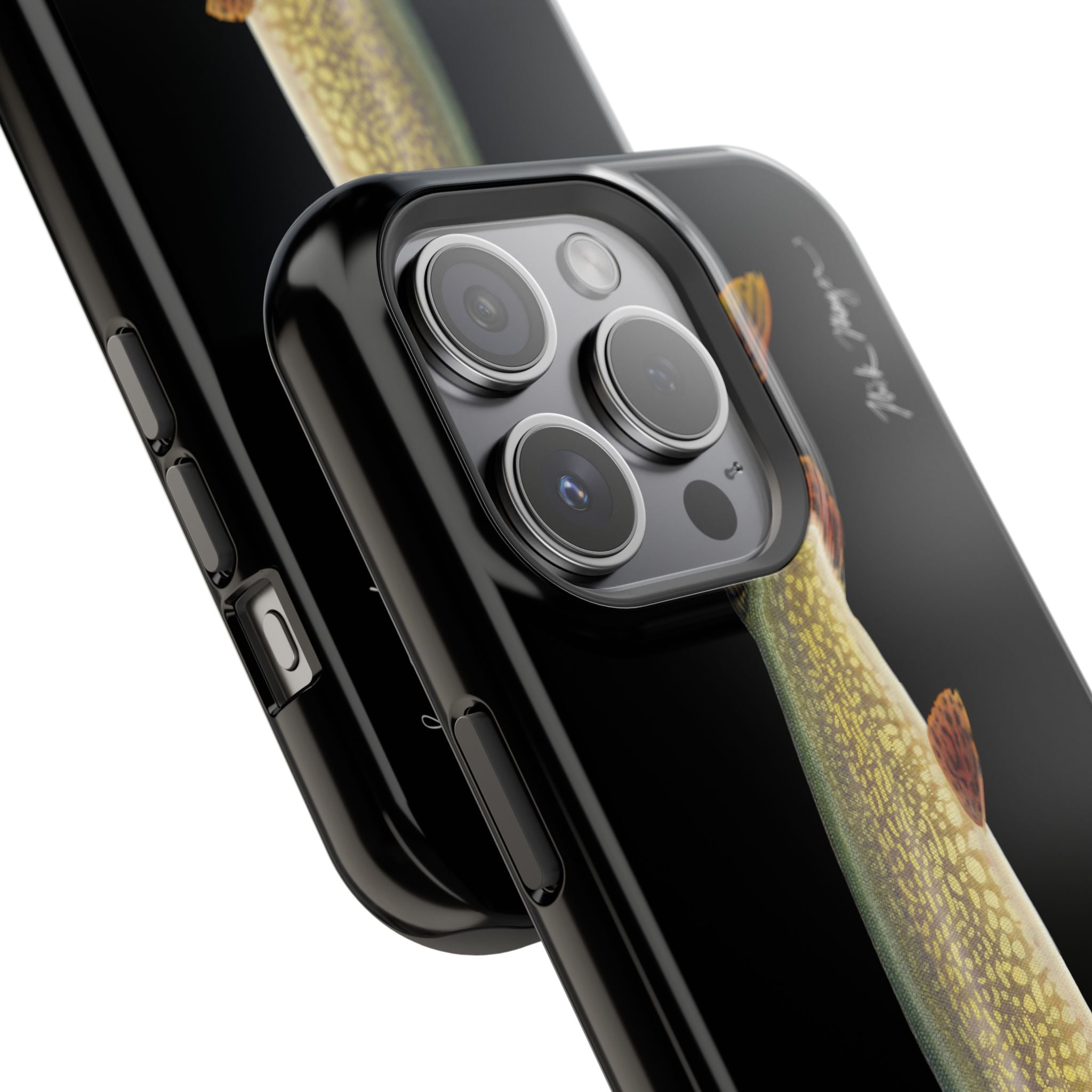 Northern Pike MagSafe Black iPhone Case Printify
