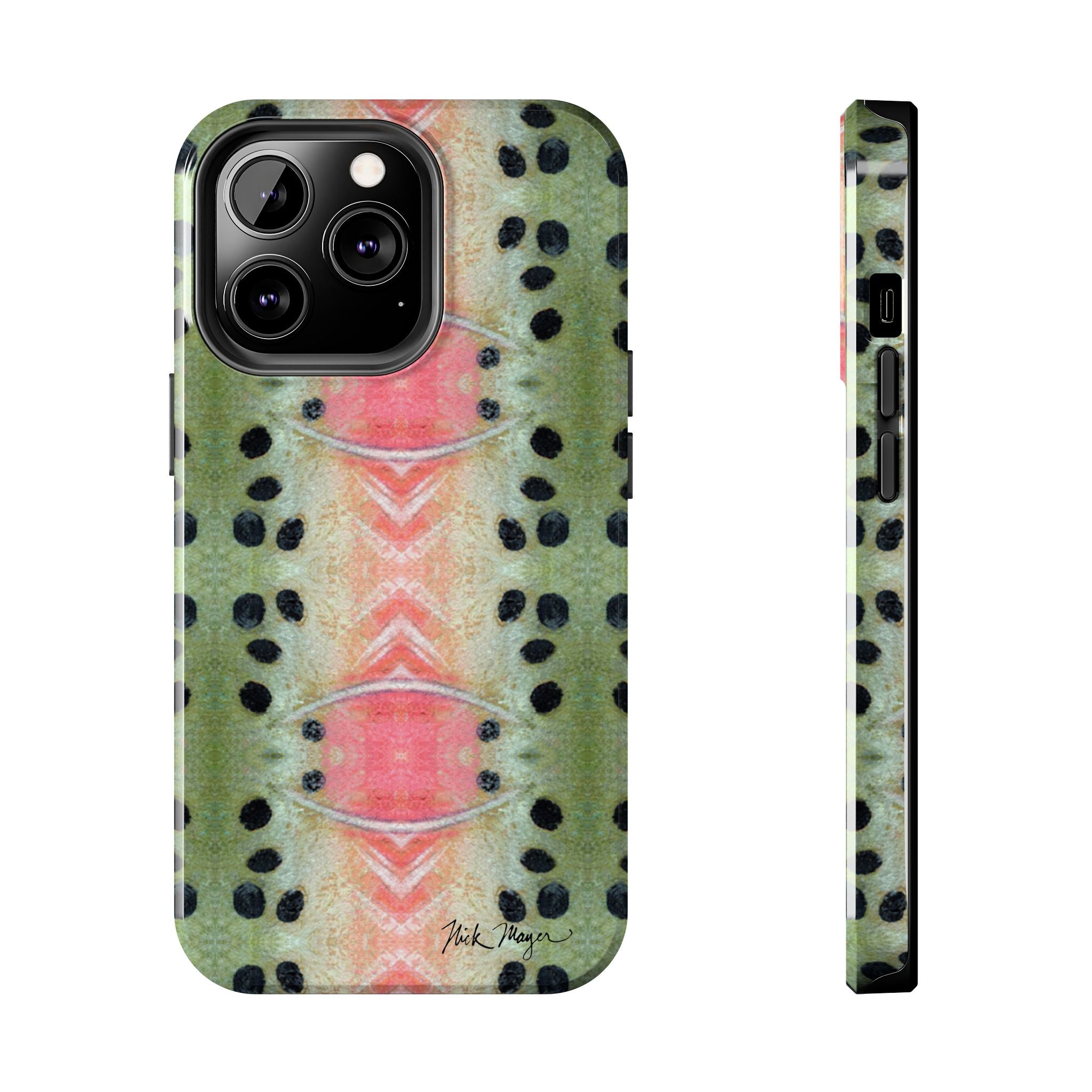 Rainbow Trout Pattern Phone Case (iPhone)