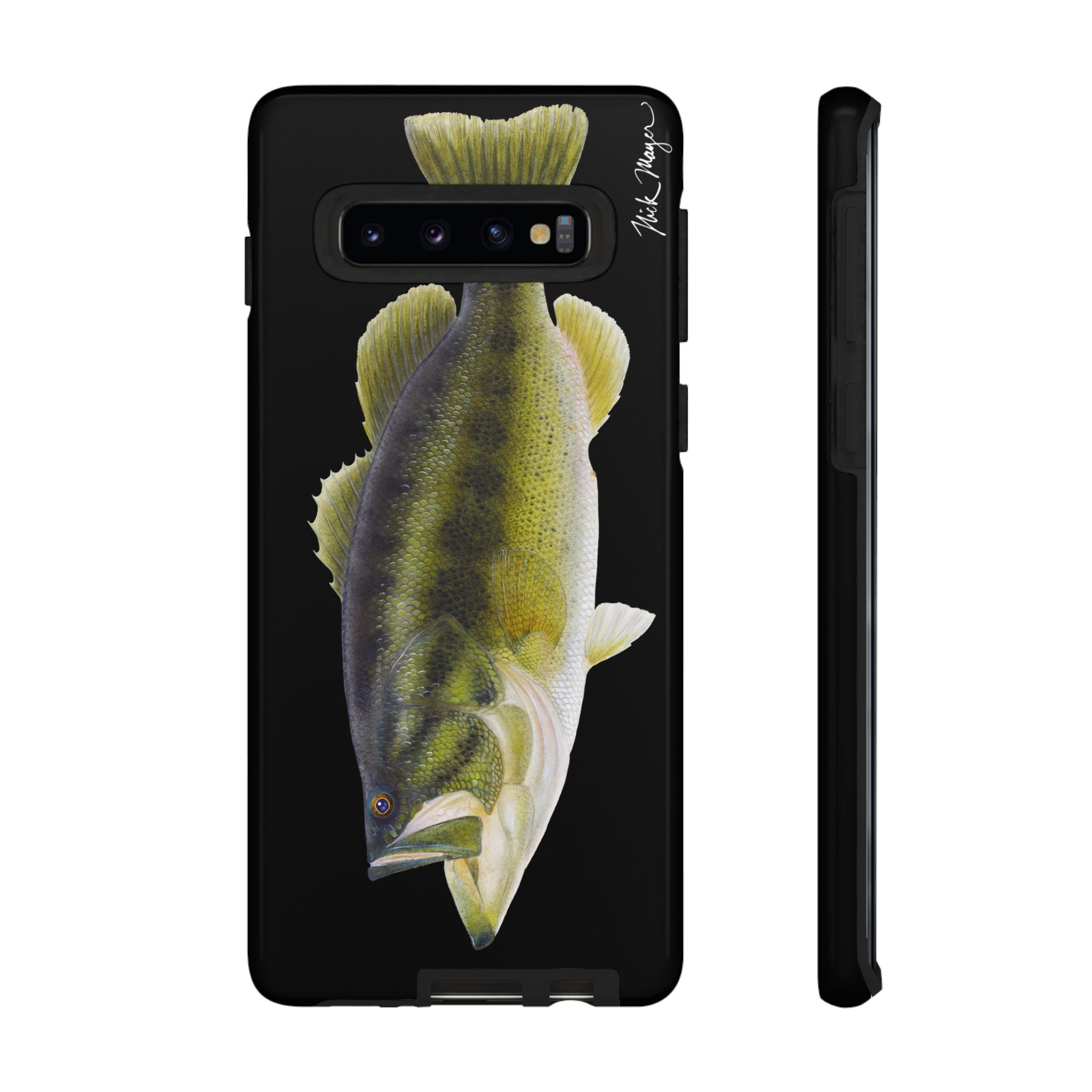 Largemouth Bass Black Phone Case (Samsung)