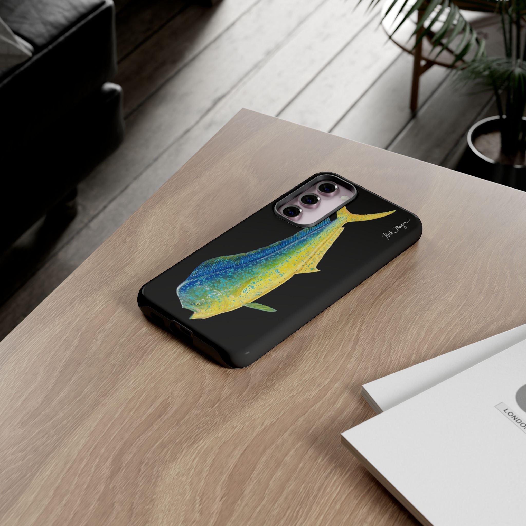 Bull Mahi Black Phone Case (Samsung)