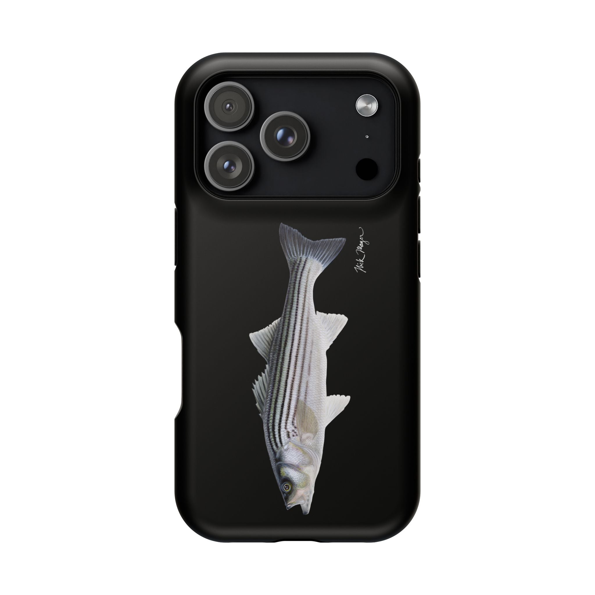 Schoolie Striper MagSafe Black iPhone Case