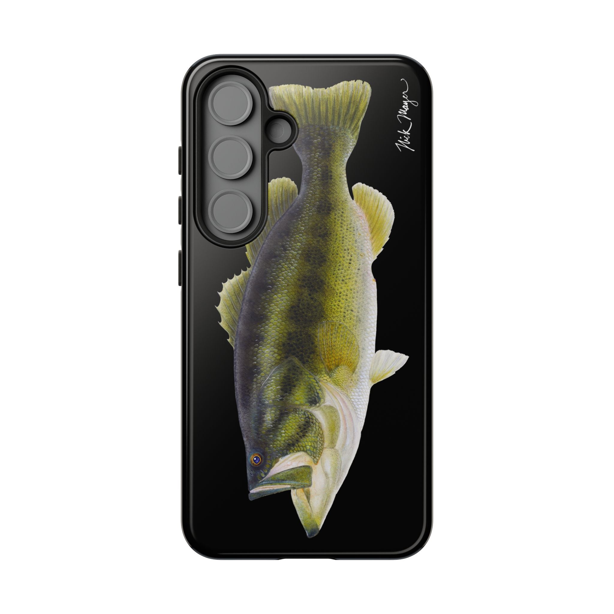 Largemouth Bass Black Phone Case (Samsung)