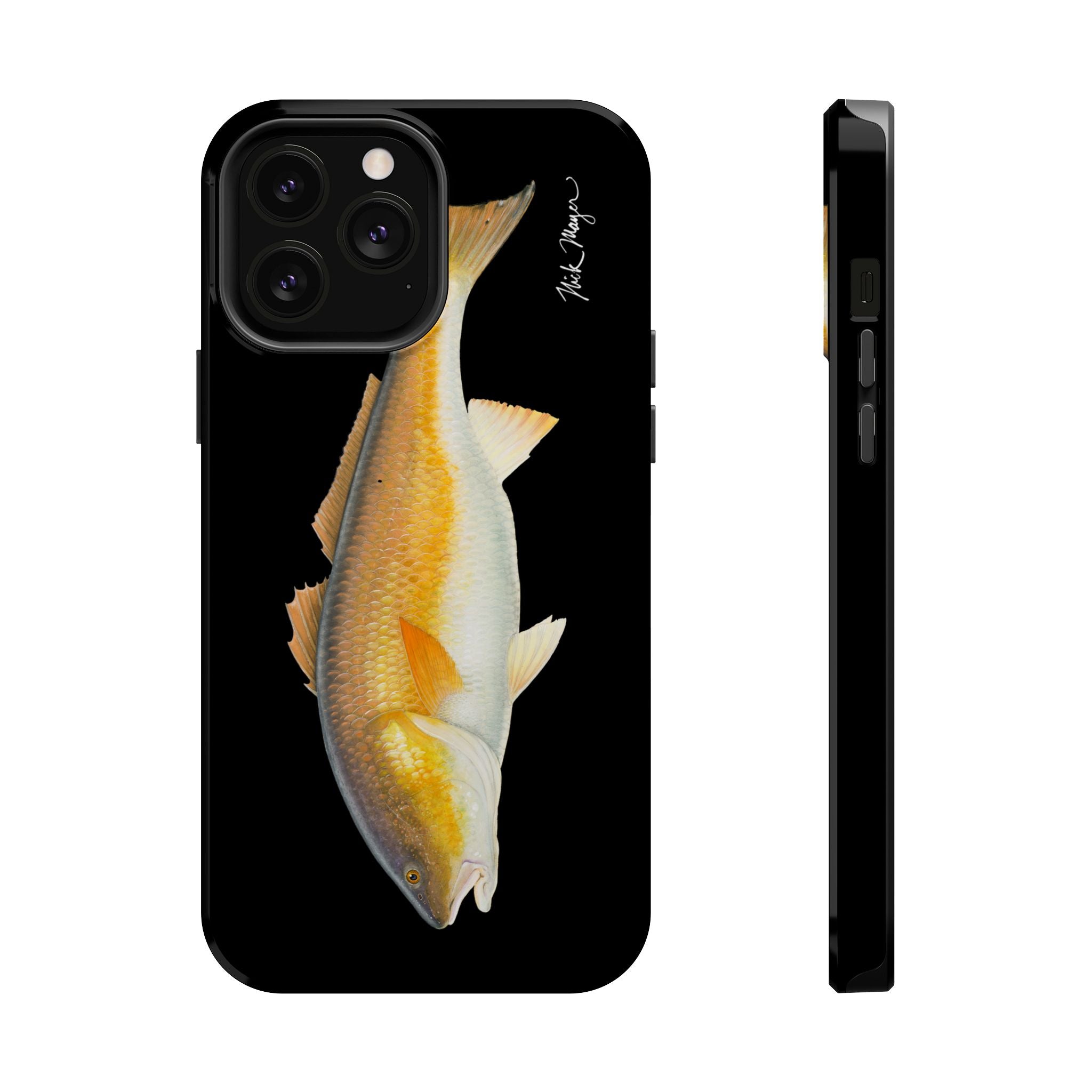 Bull Redfish MagSafe Black iPhone Case