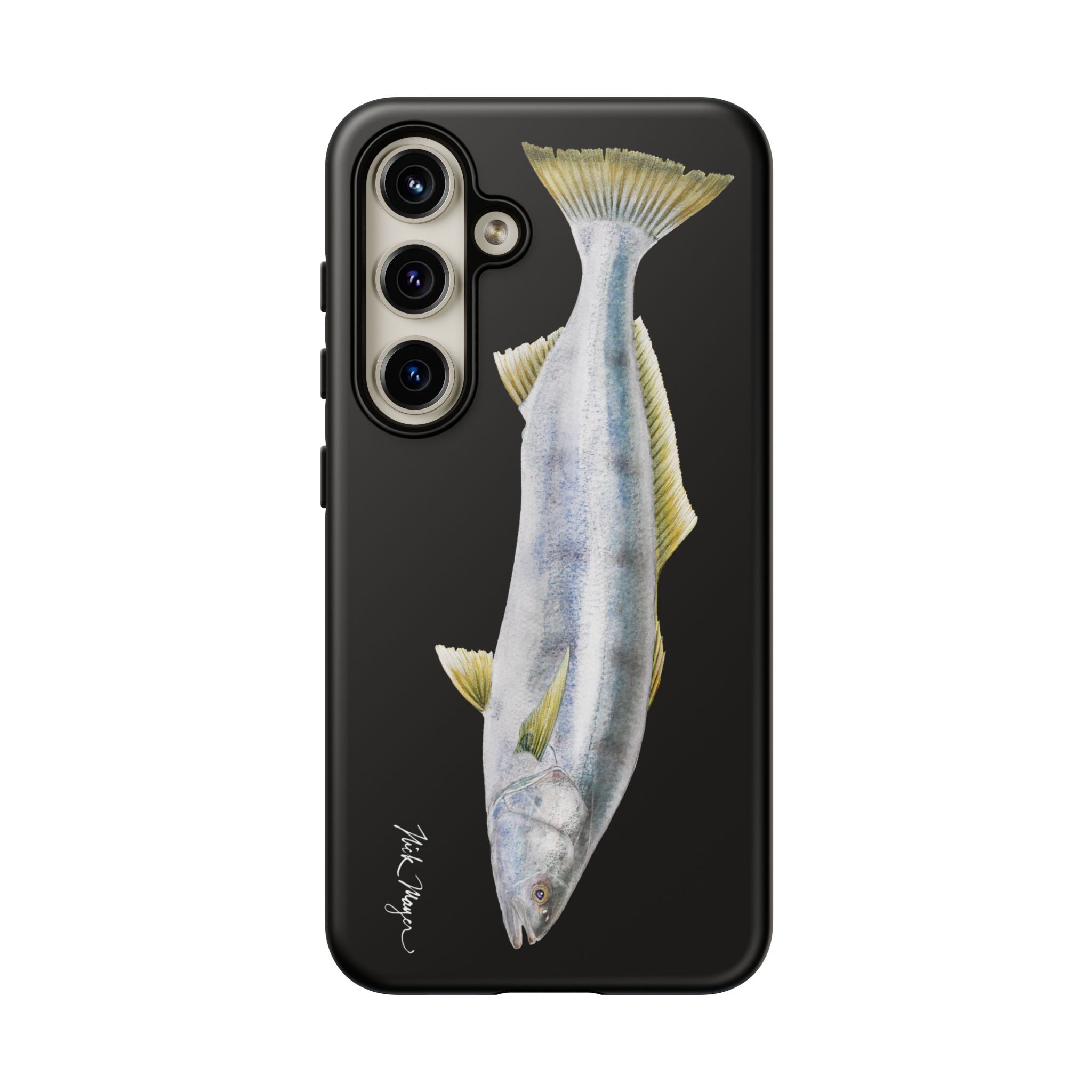 White Sea Bass Phone Case (Samsung) - black