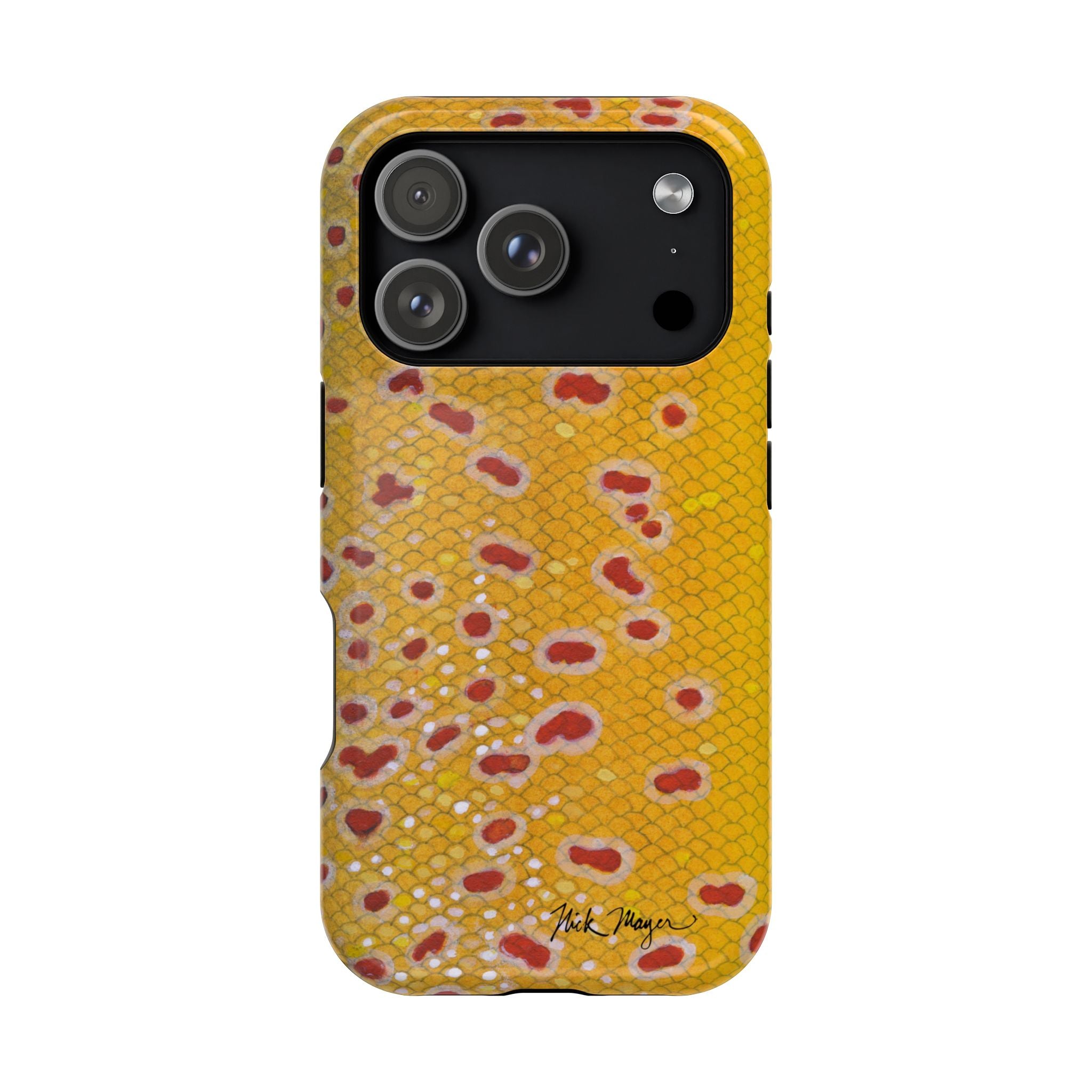 Brown Trout 3 Skin MagSafe iPhone Case