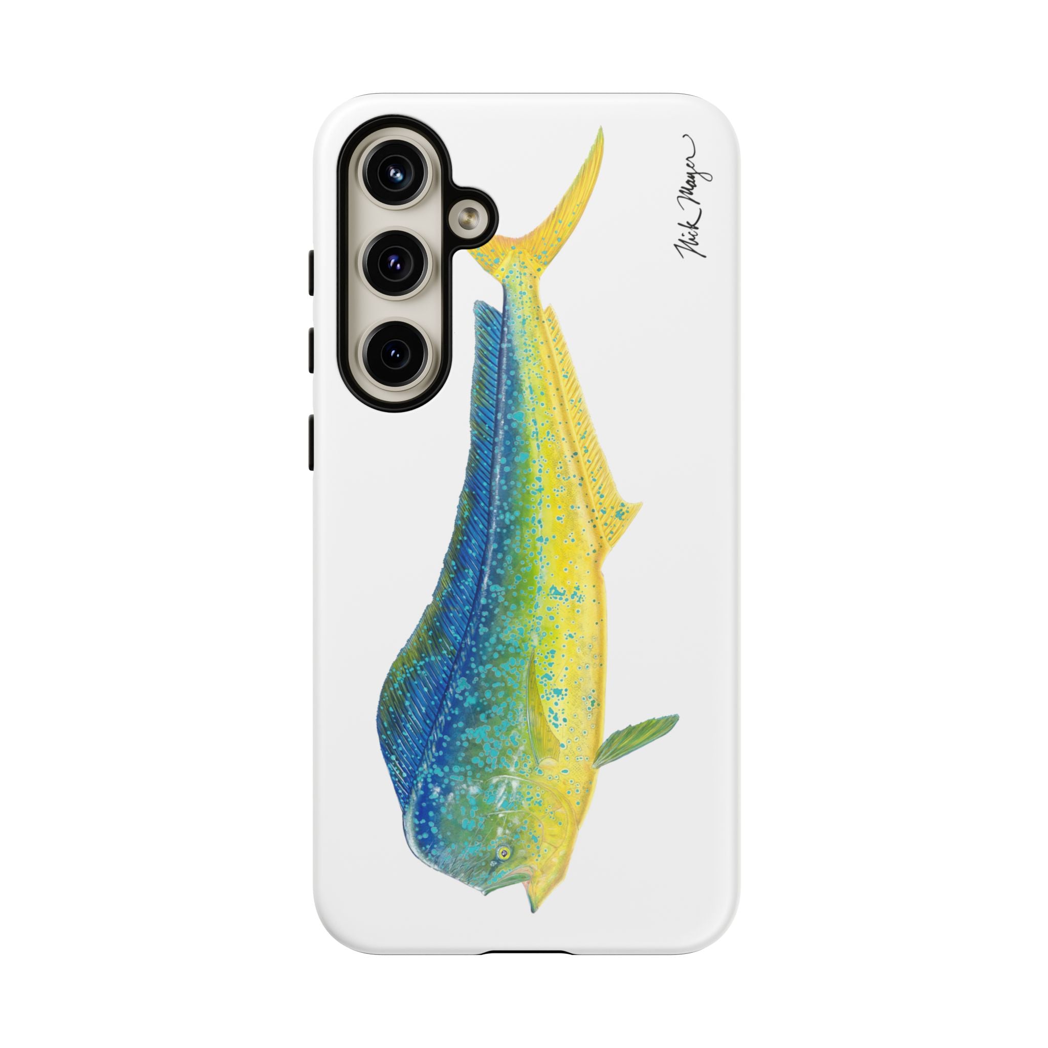 Bull Mahi White Phone Case (Samsung)