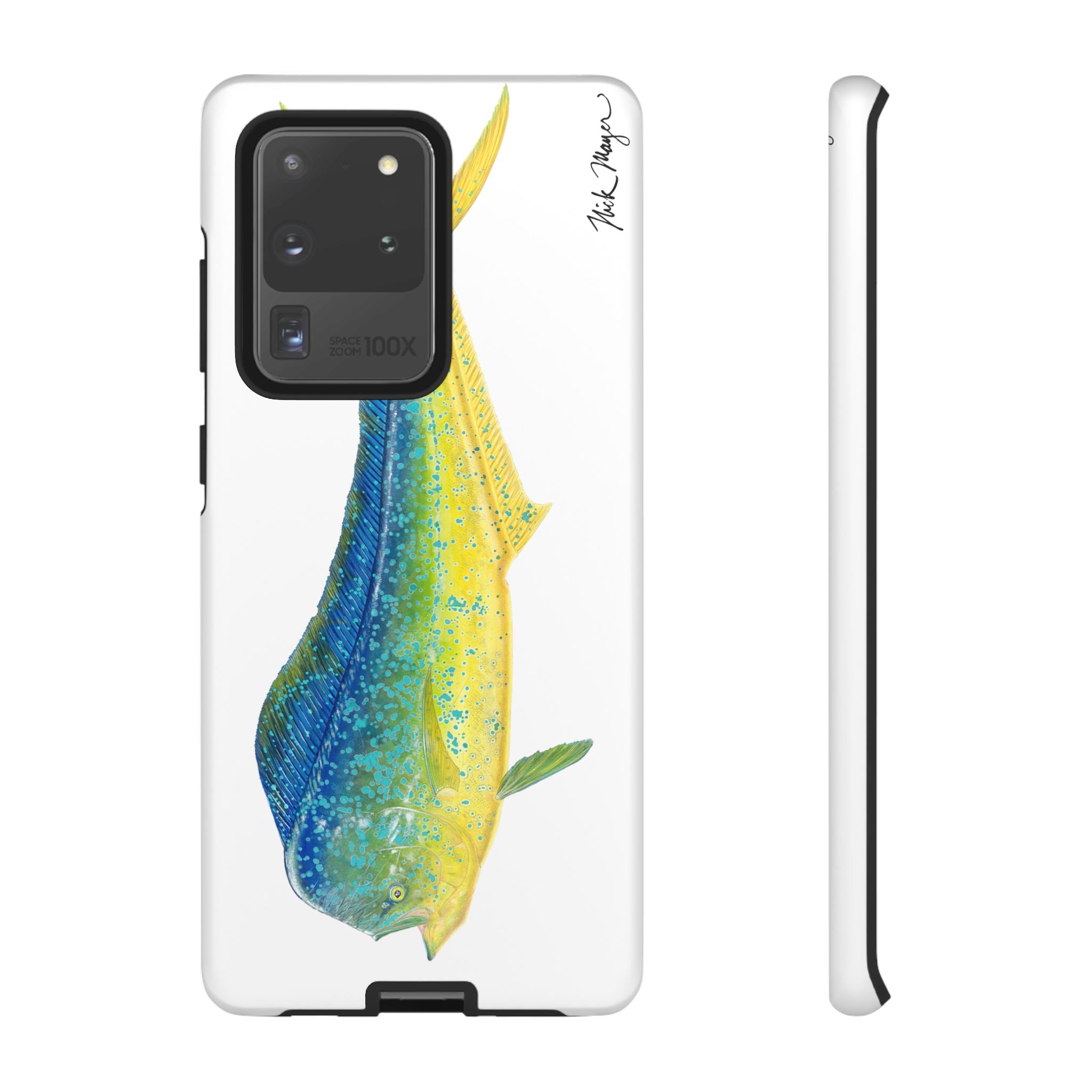 Bull Mahi White Phone Case (Samsung)
