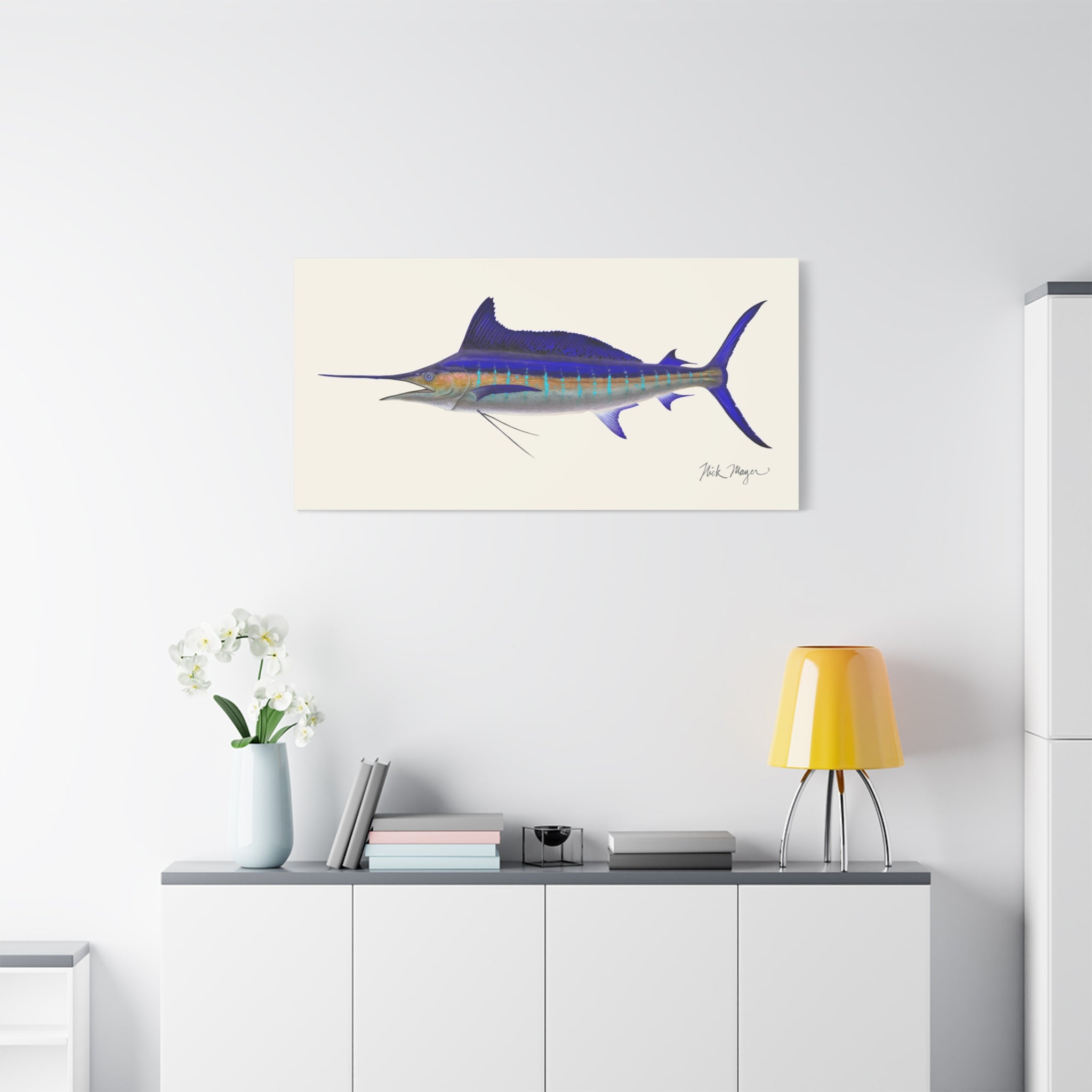 Striped Marlin Canvas Print
