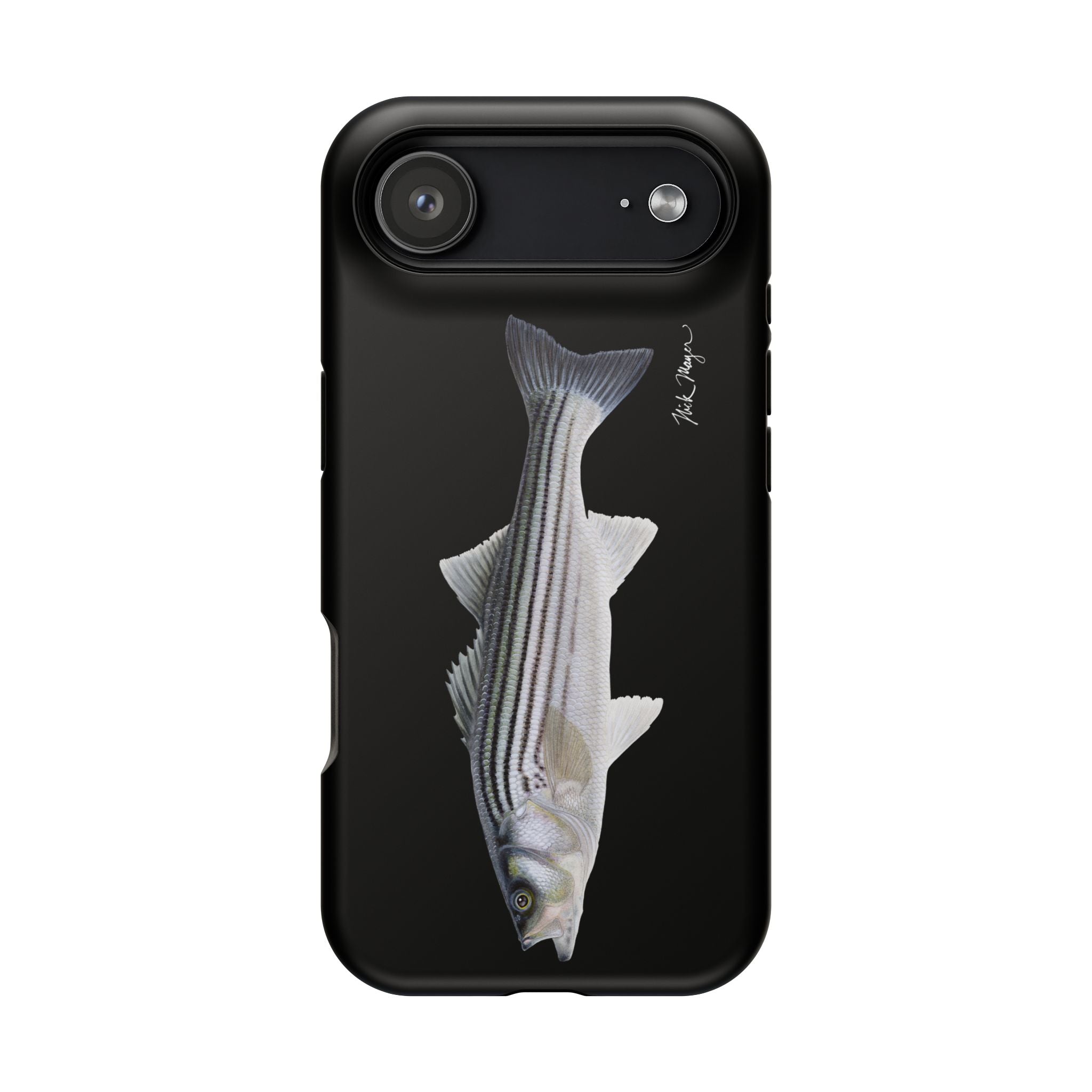 Schoolie Striper MagSafe Black iPhone Case