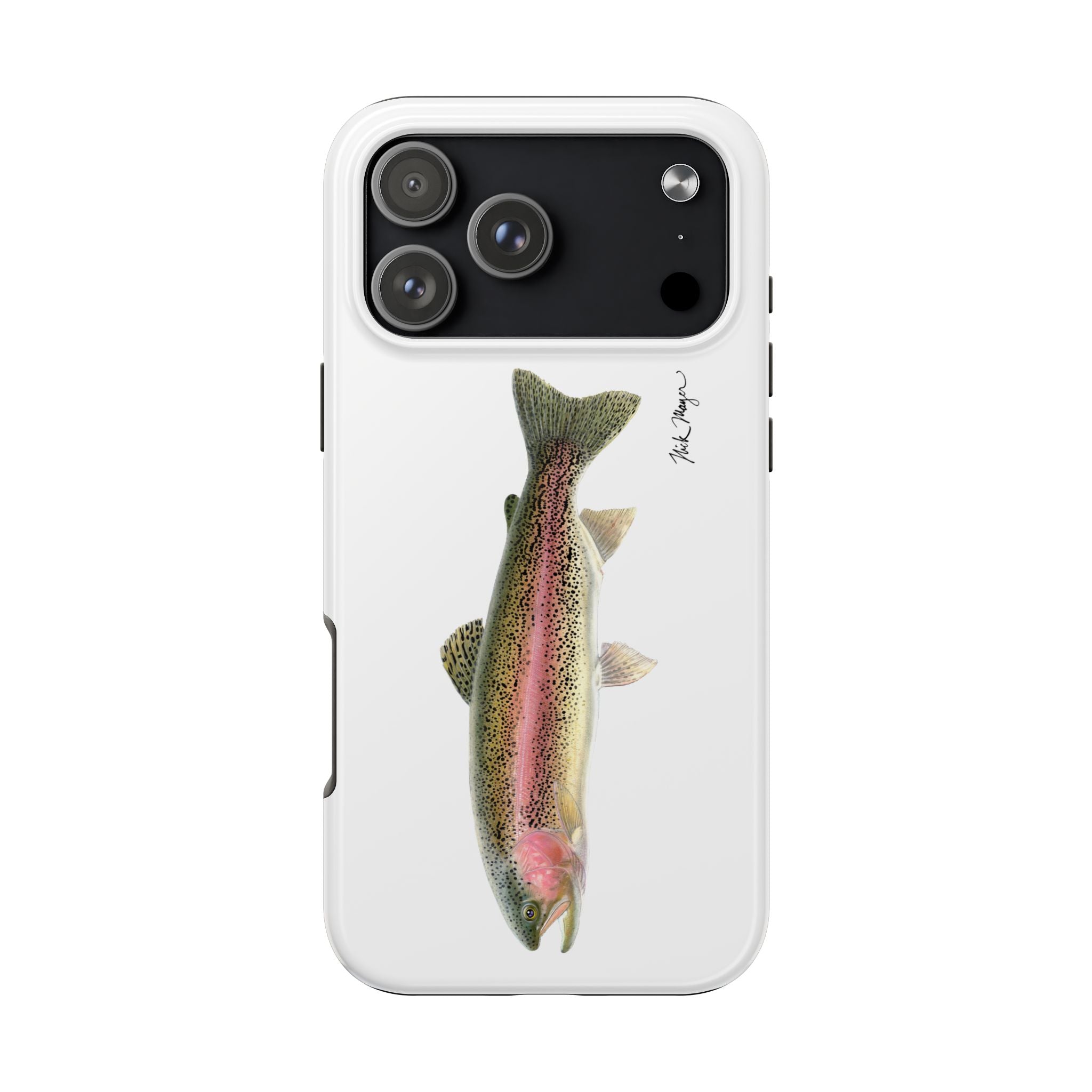 Rainbow Trout White Phone Case (iPhone)