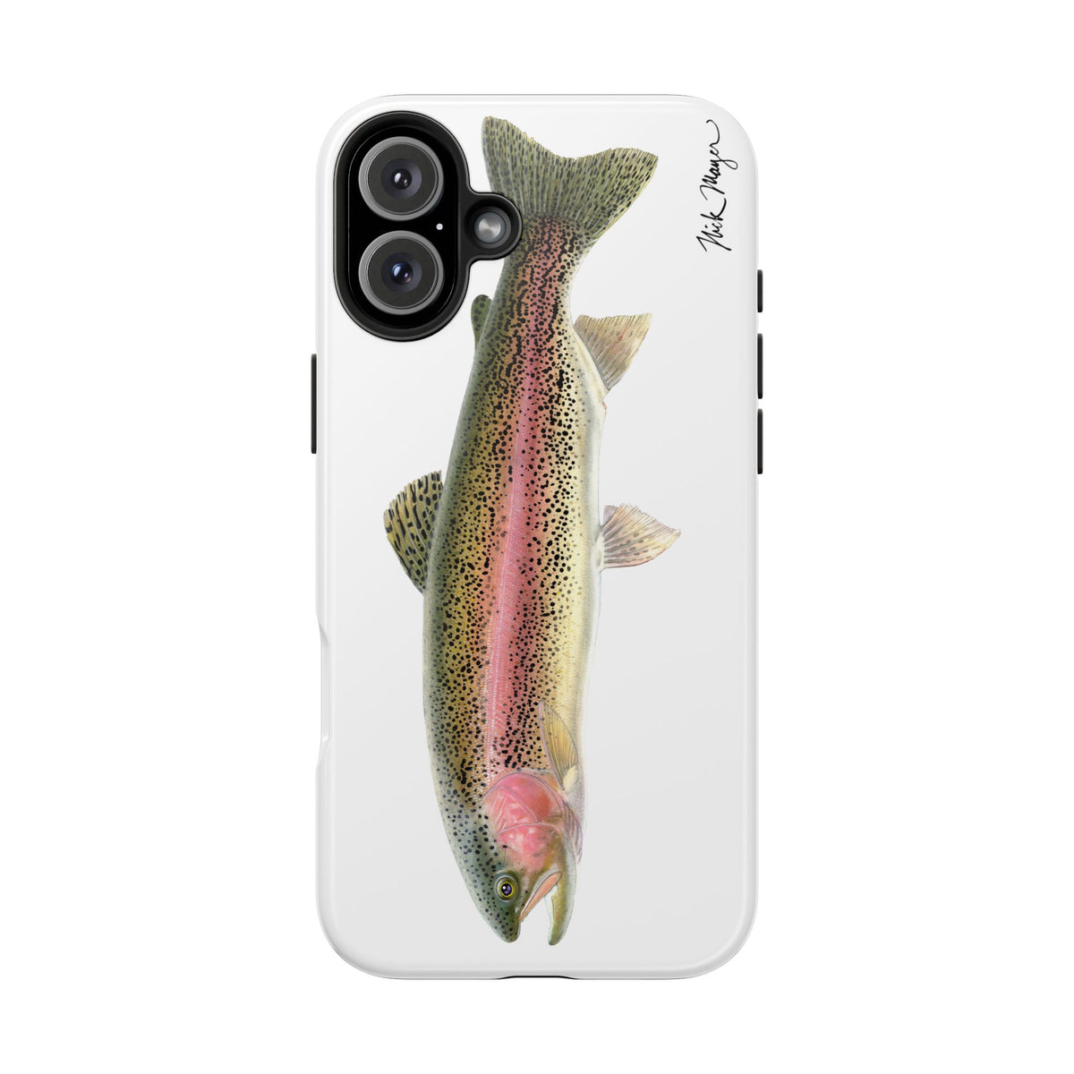 Rainbow Trout White Phone Case (iPhone) Printify