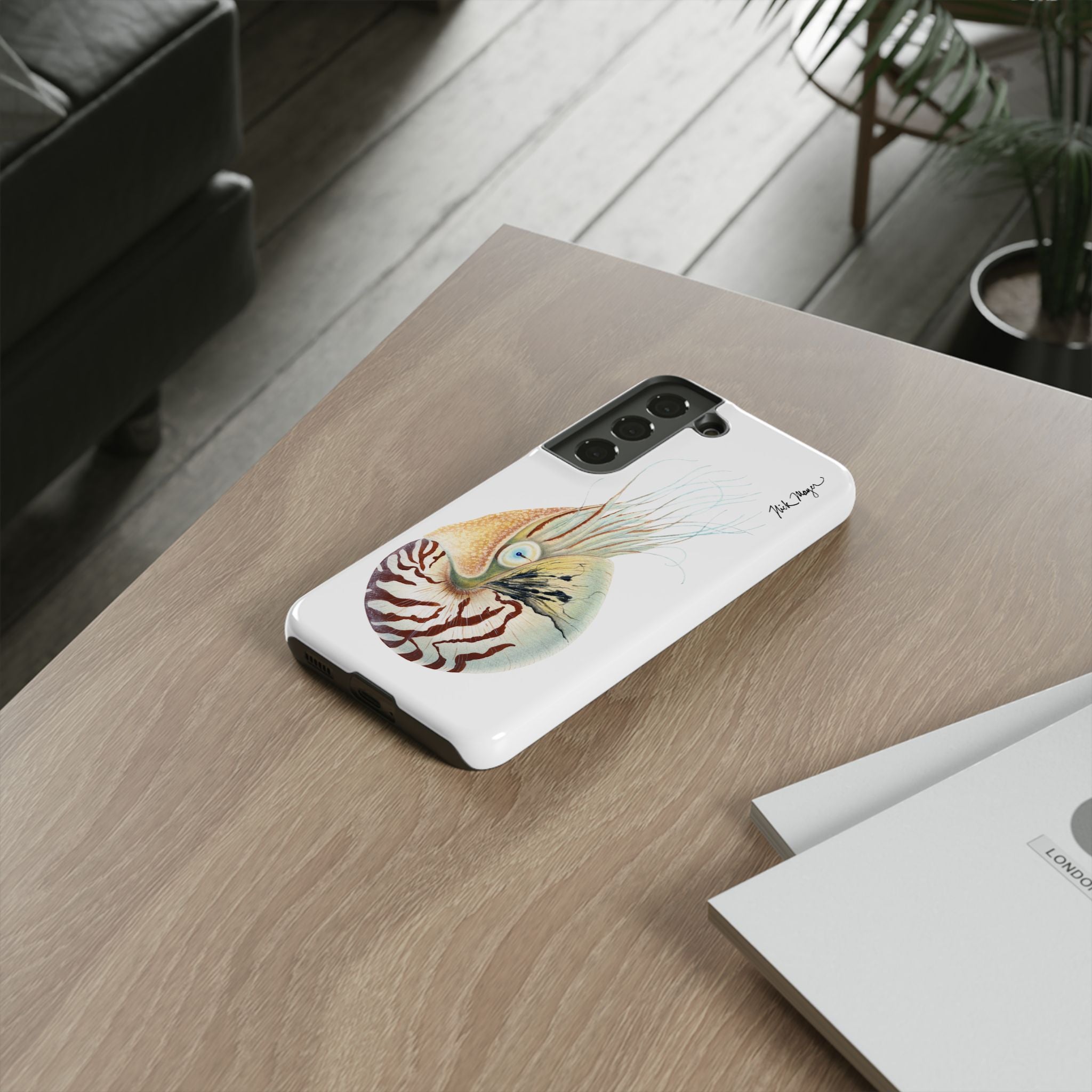 Chambered Nautilus Phone Case (Samsung) Printify