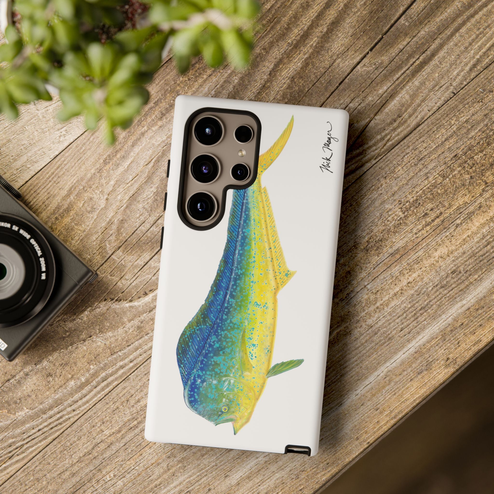 Bull Mahi White Phone Case (Samsung)