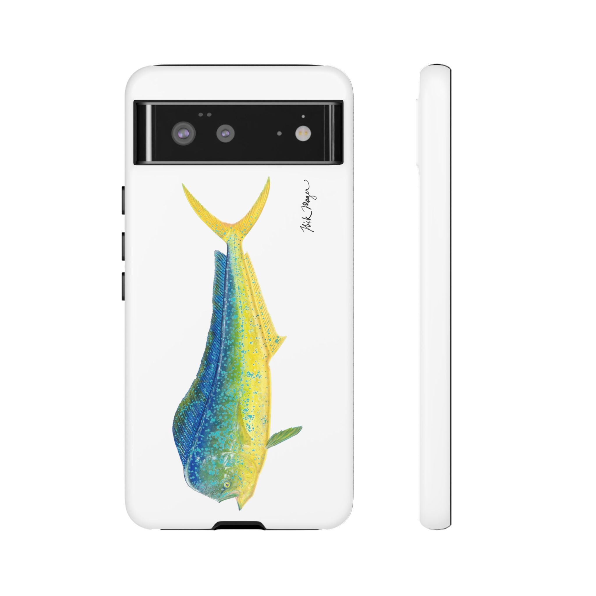 Bull Mahi White Phone Case (Samsung)