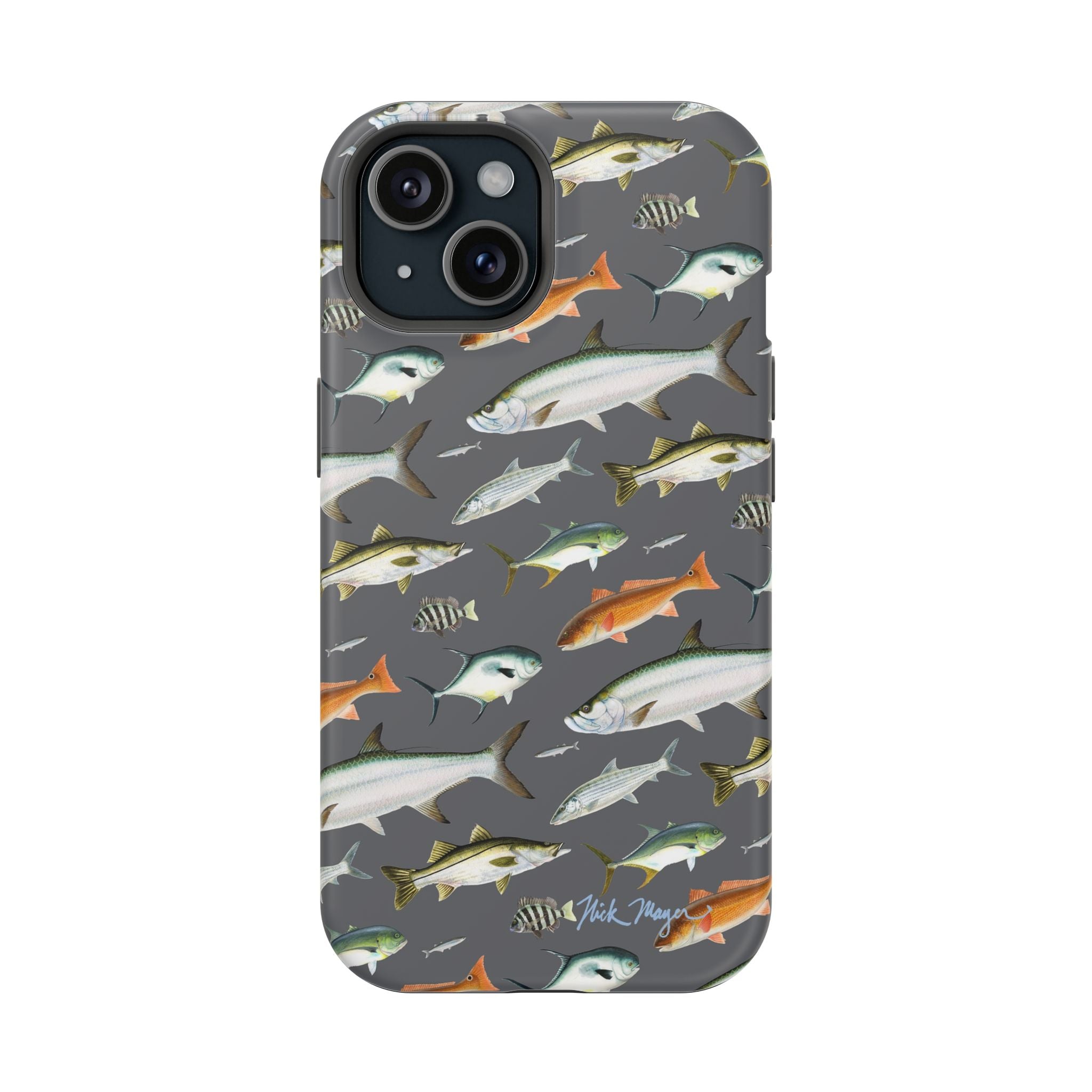 NEW Southern Fish Grey MagSafe iPhone Case
