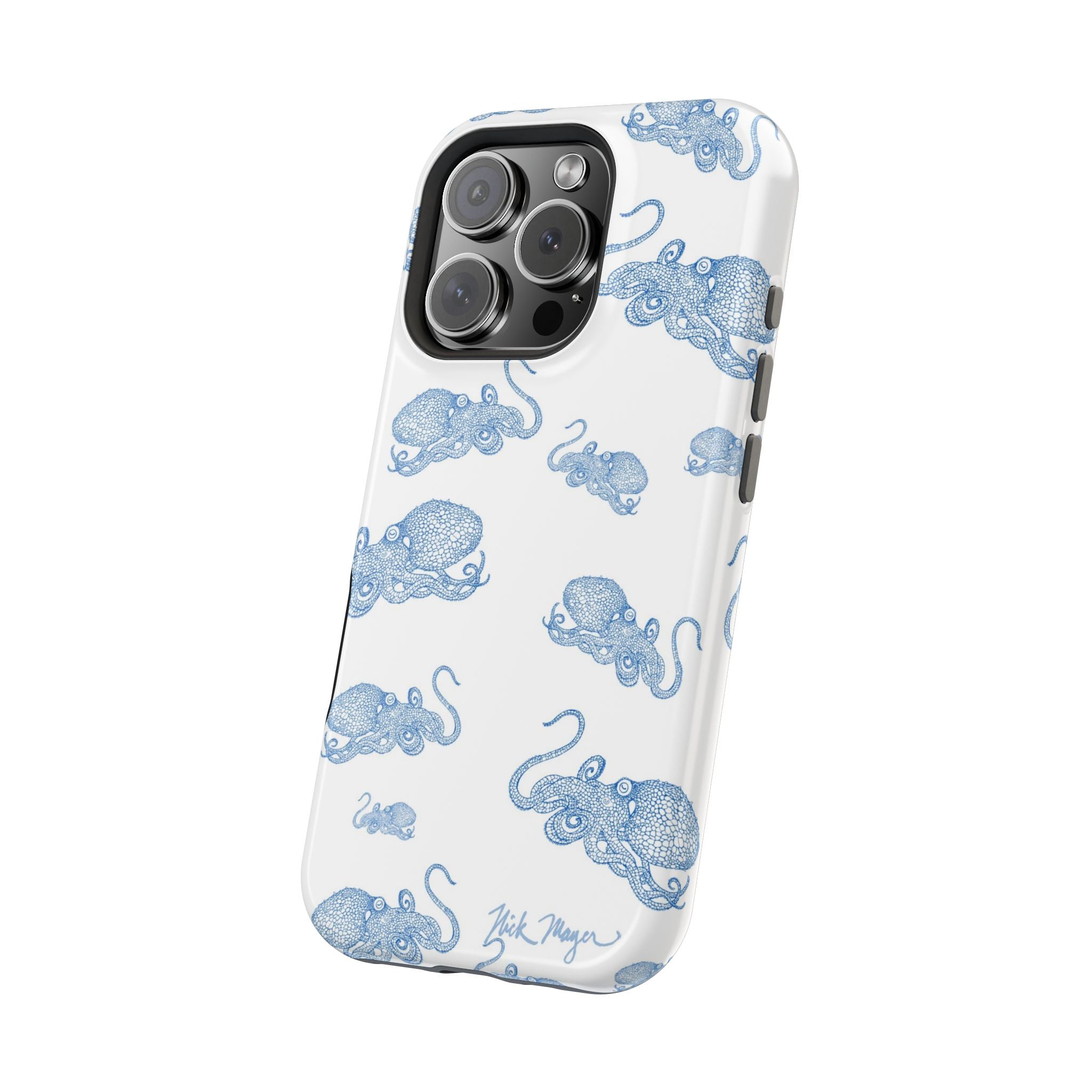 Blue Octopus 2 MagSafe iPhone Case