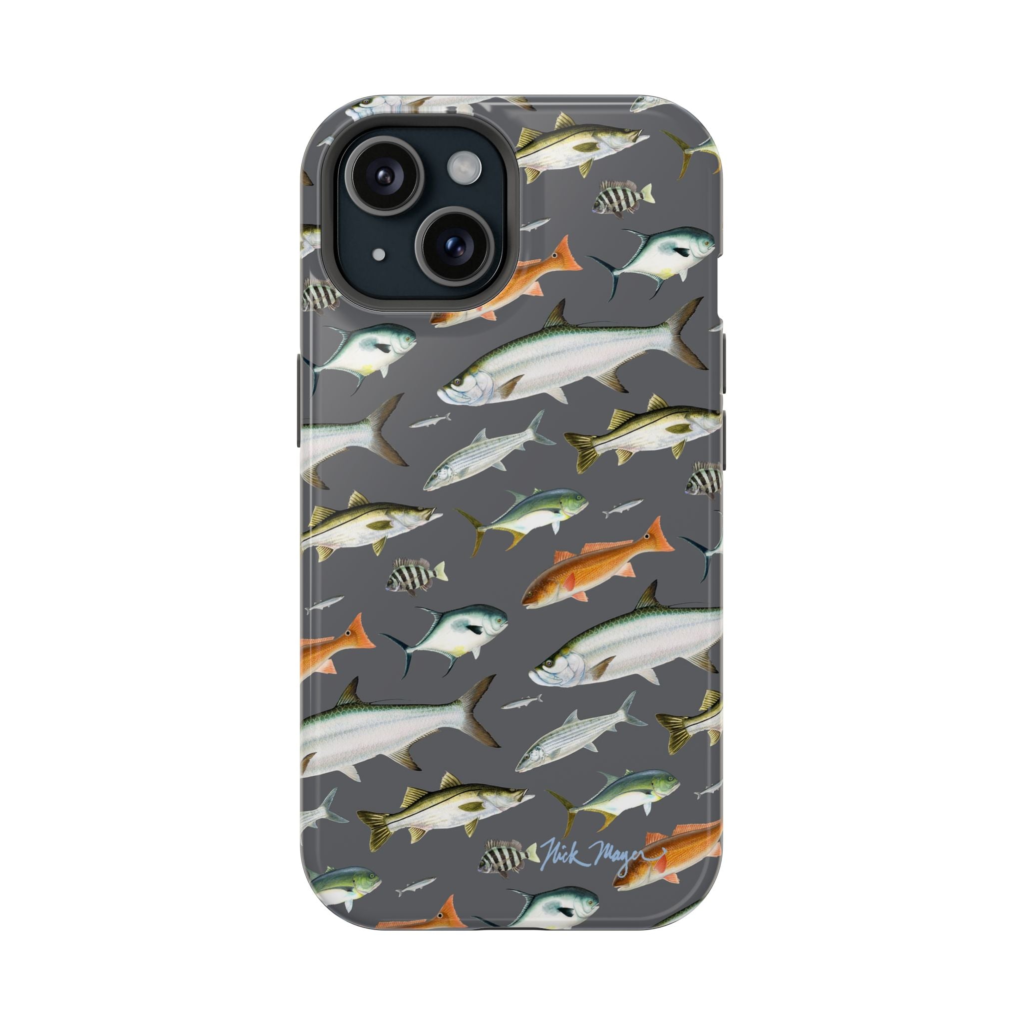 NEW Southern Fish Grey MagSafe iPhone Case