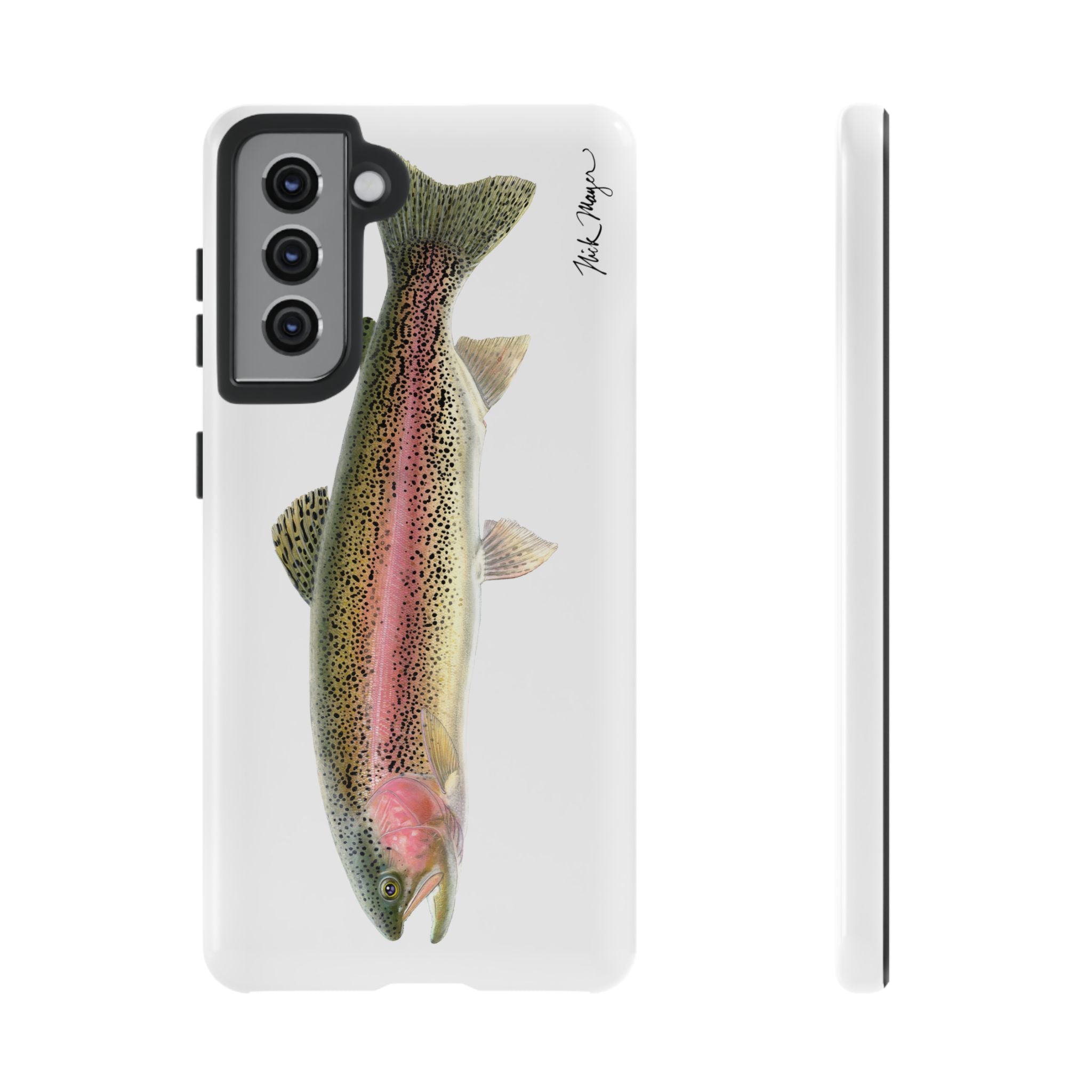 Rainbow Trout White Phone Case (Samsung) Printify
