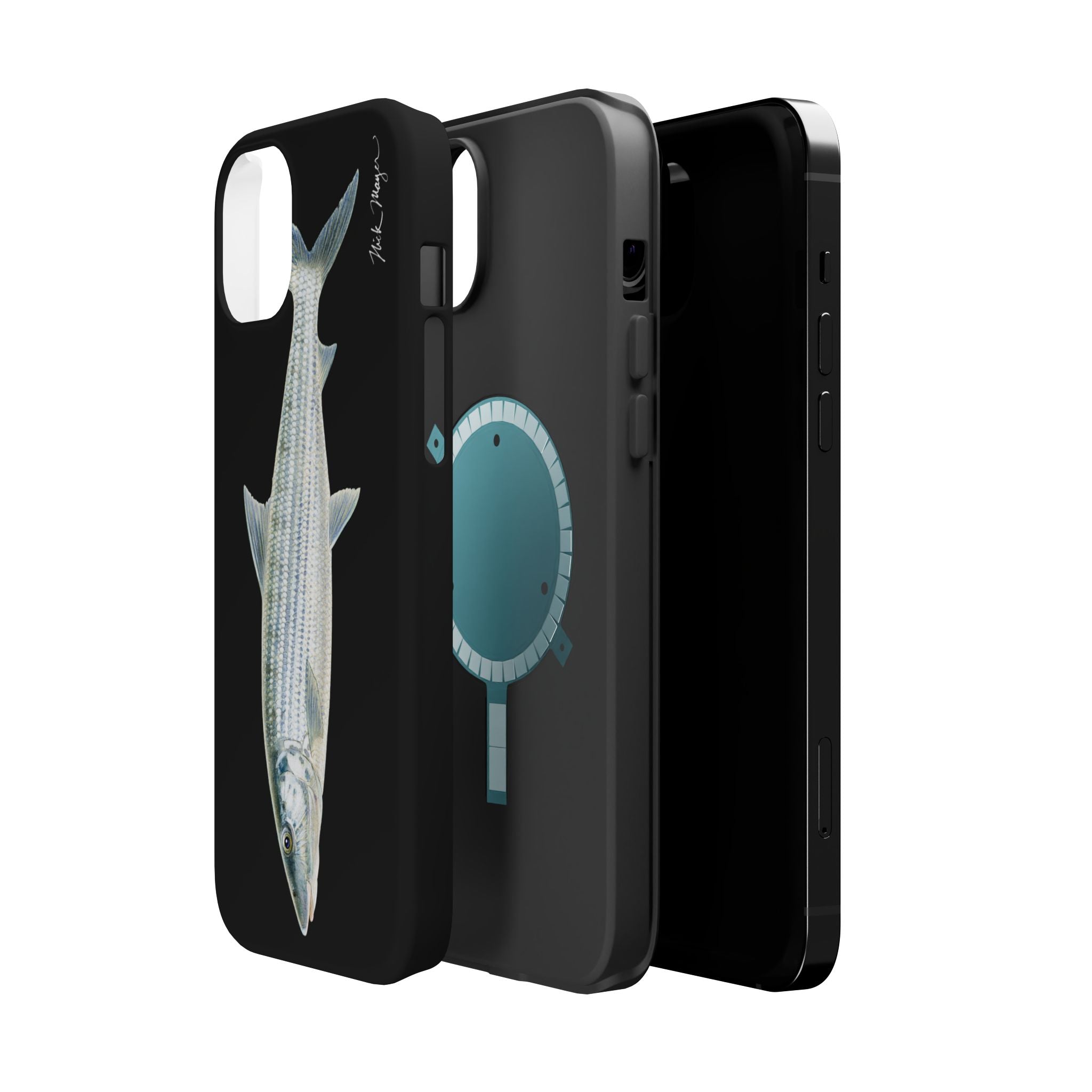 Bonefish MagSafe Black iPhone Case