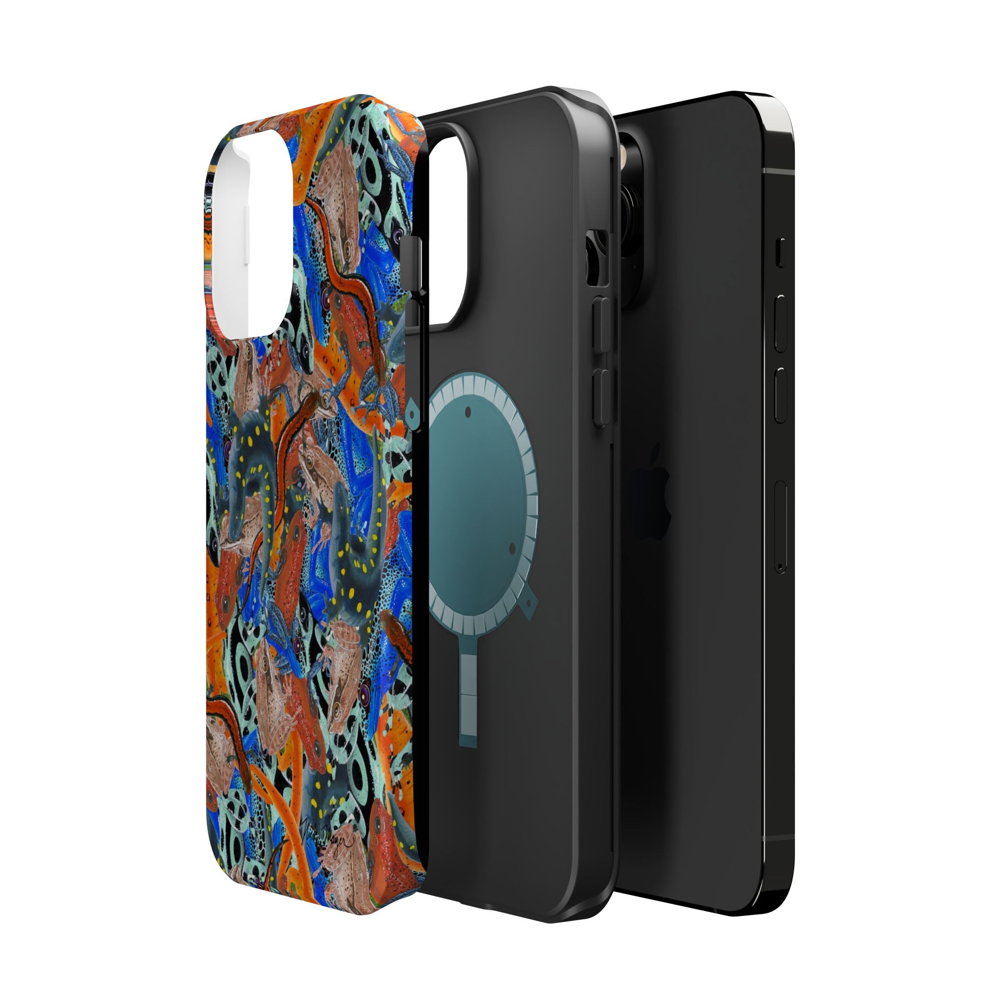 NEW Frogs and Salamanders MagSafe iPhone Case