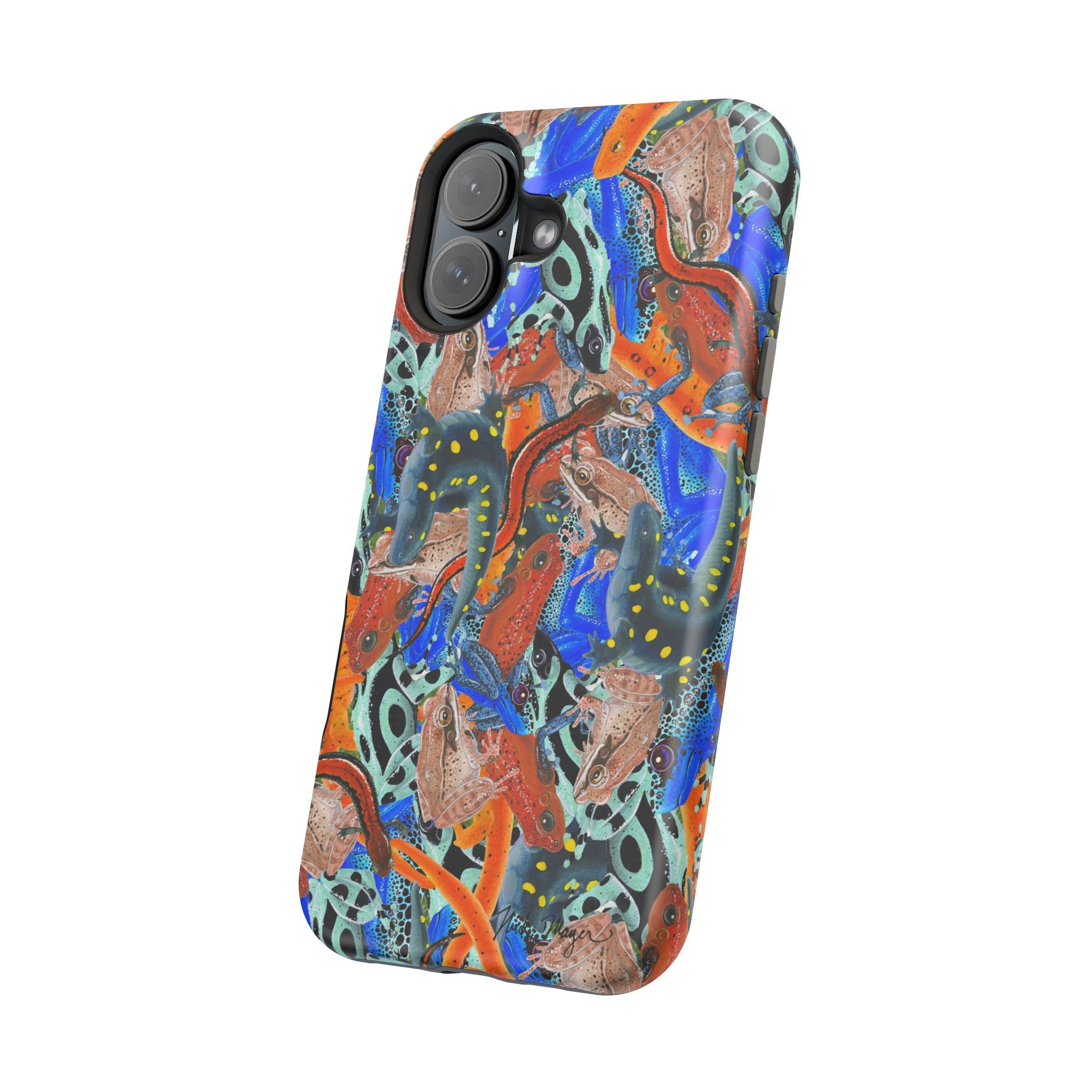 Frogs and Salamanders MagSafe iPhone Case