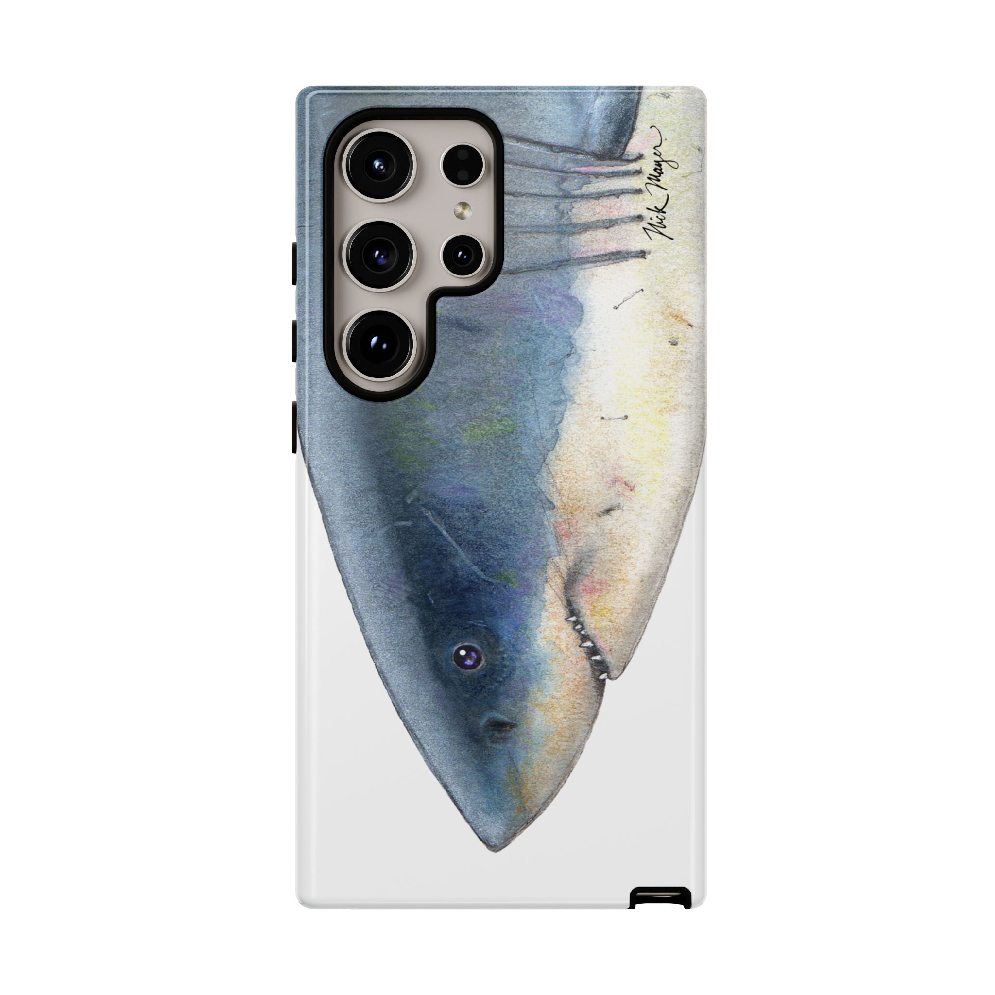 Great White Shark Face Phone Case (Samsung) Printify
