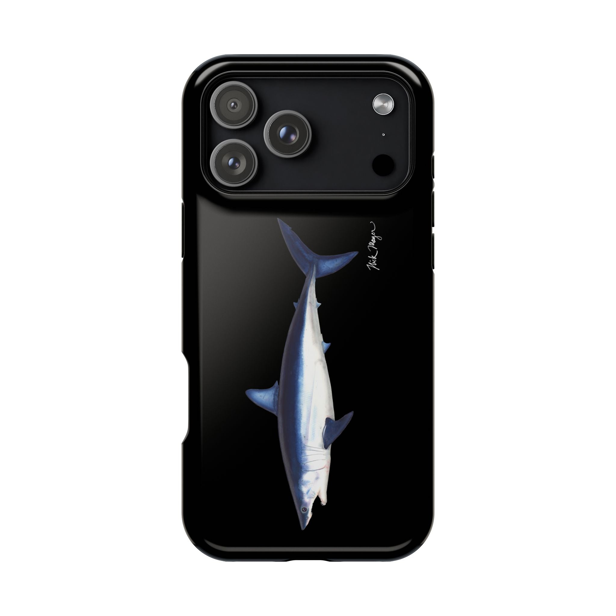 Mako Shark MagSafe Black iPhone Case