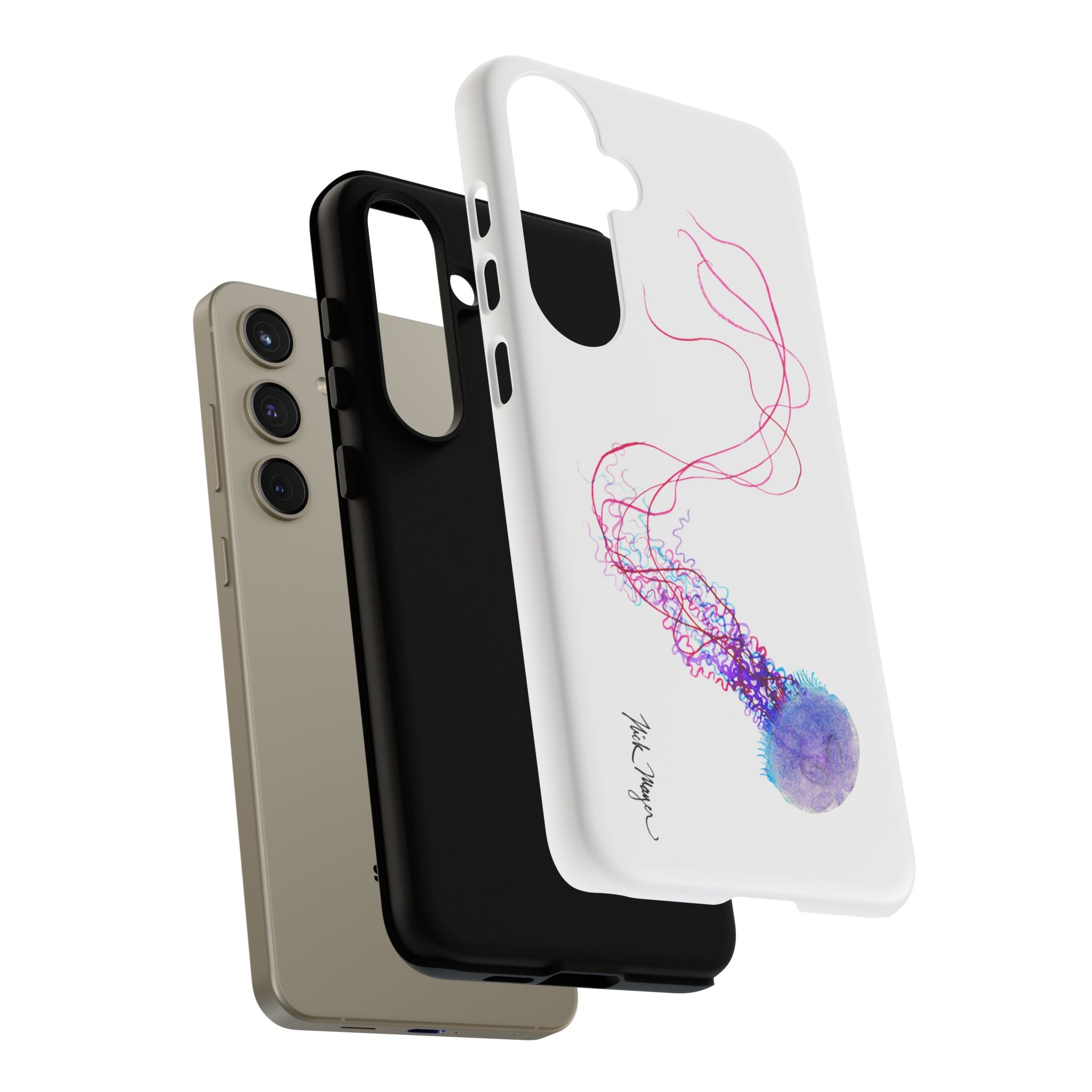 Purple Jellyfish I Phone Case (Samsung)