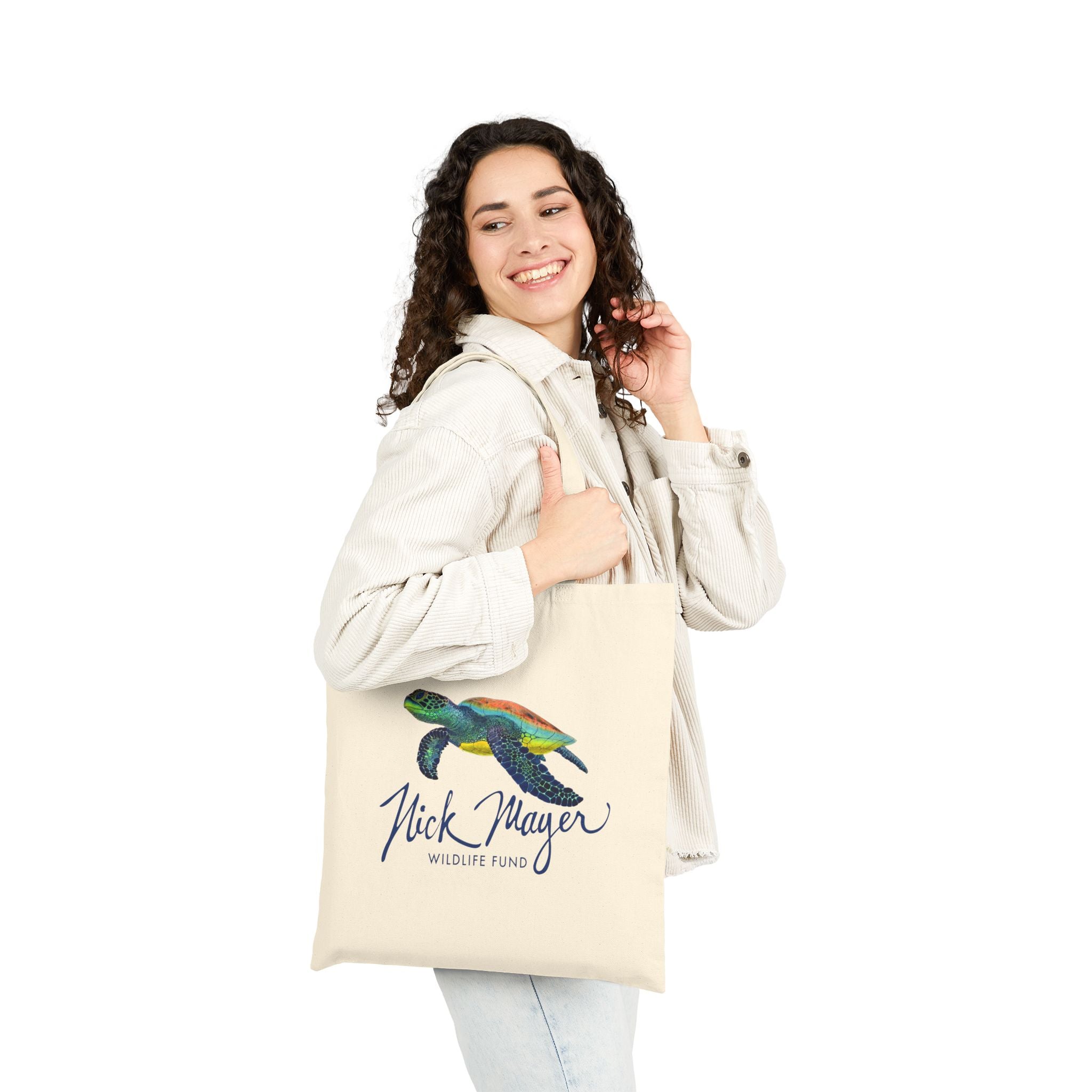 Nick Mayer Wildlife Fund Cotton Canvas Tote Bag