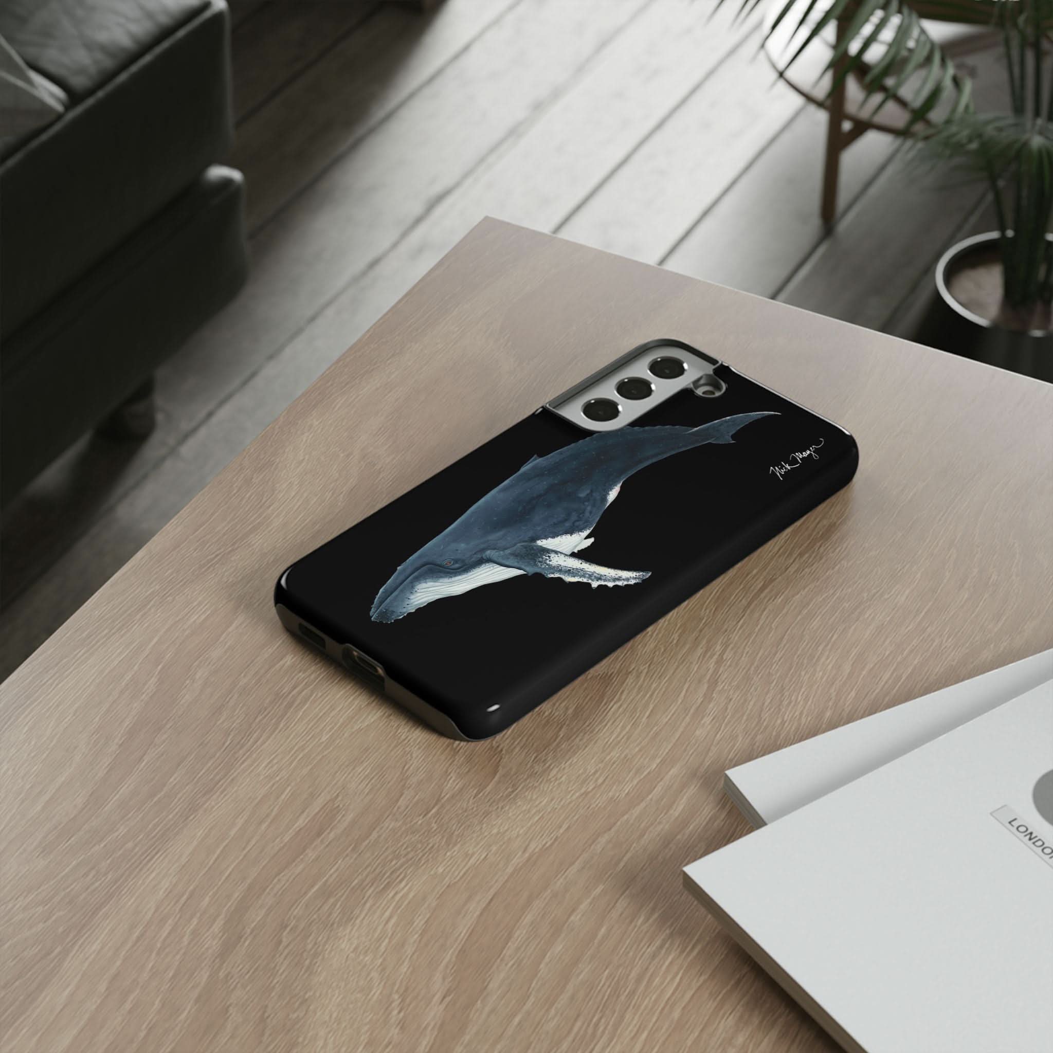 Humpback Black Phone Case (iPhone 16 & Samsung)