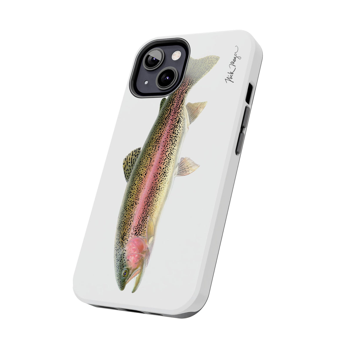 Rainbow Trout White Phone Case (iPhone) Printify