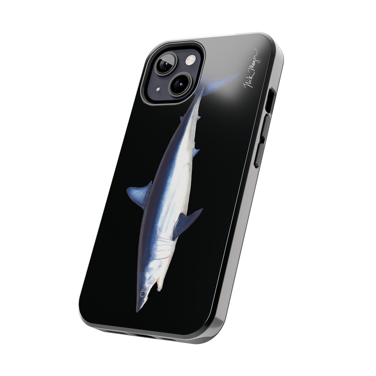 Mako Shark Black iPhone Case Printify