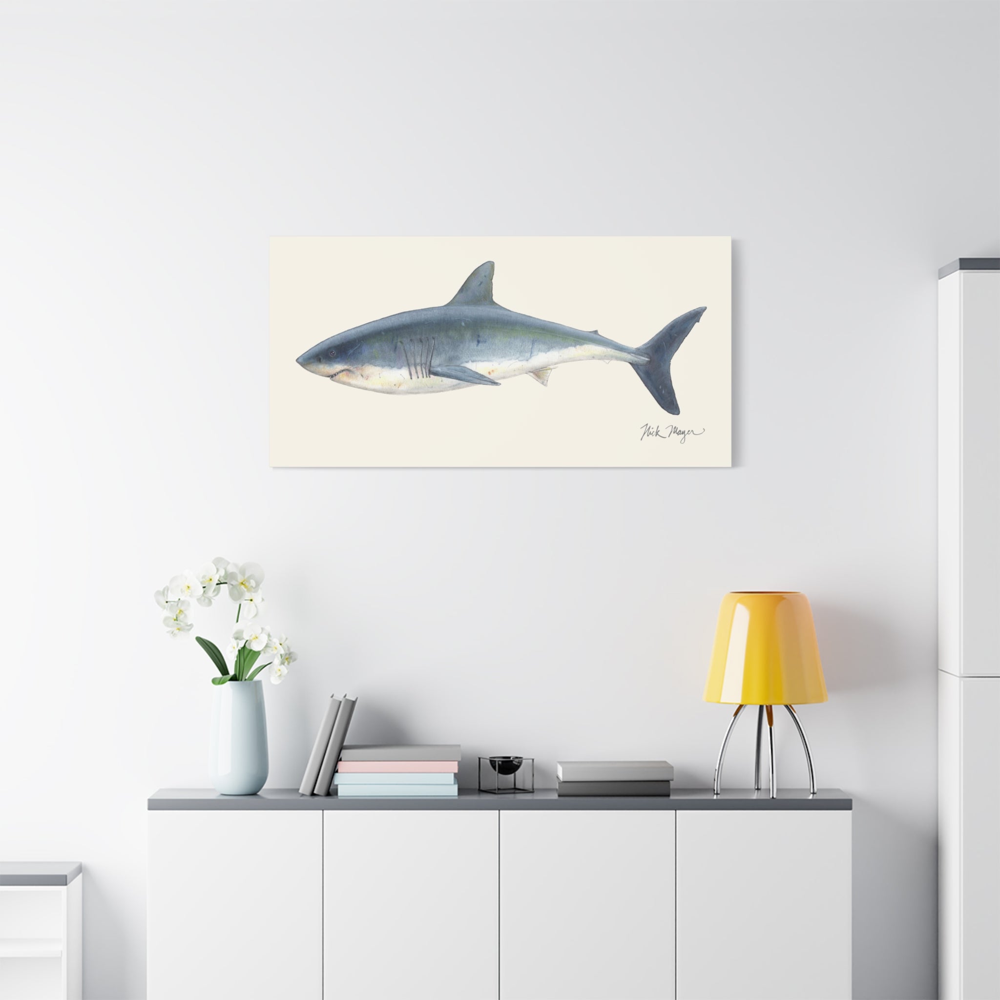 Great White Shark Canvas Print