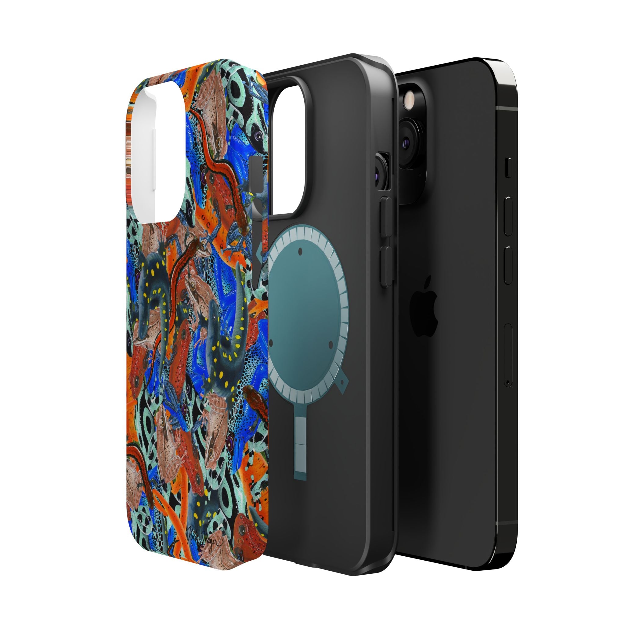 Frogs and Salamanders MagSafe iPhone Case