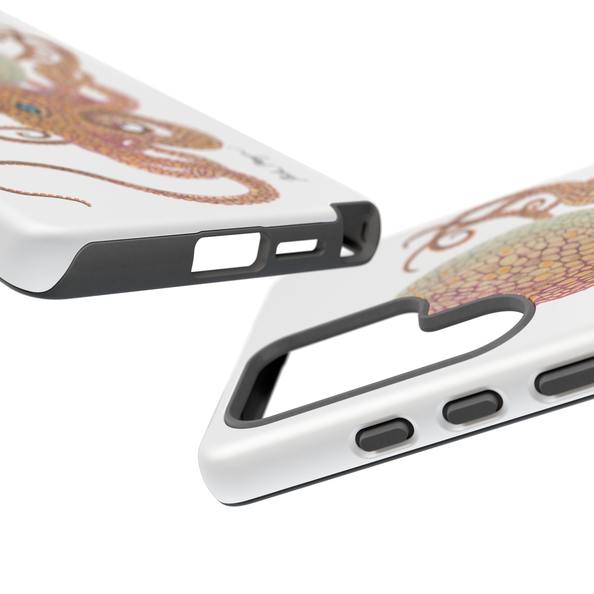 Two Spot Octopus White Phone Case (Samsung)