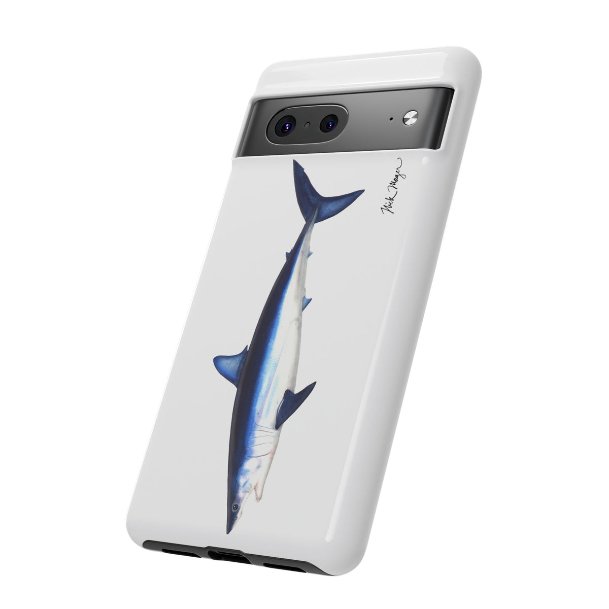 Mako Shark White Phone Case (Samsung) Printify