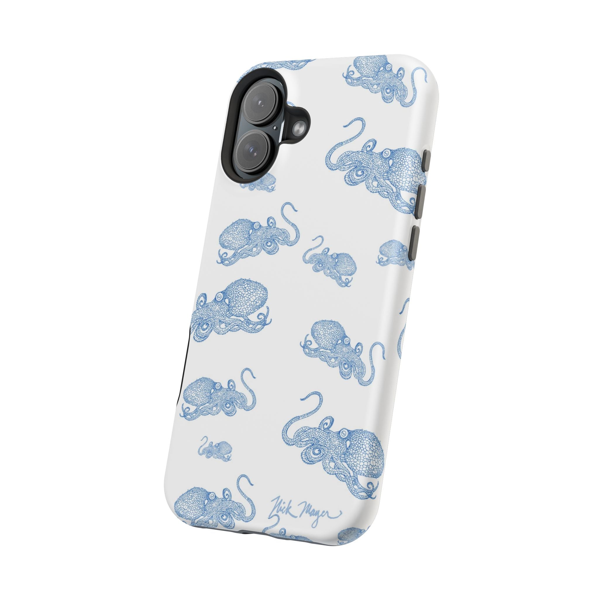 Blue Octopus 2 MagSafe iPhone Case