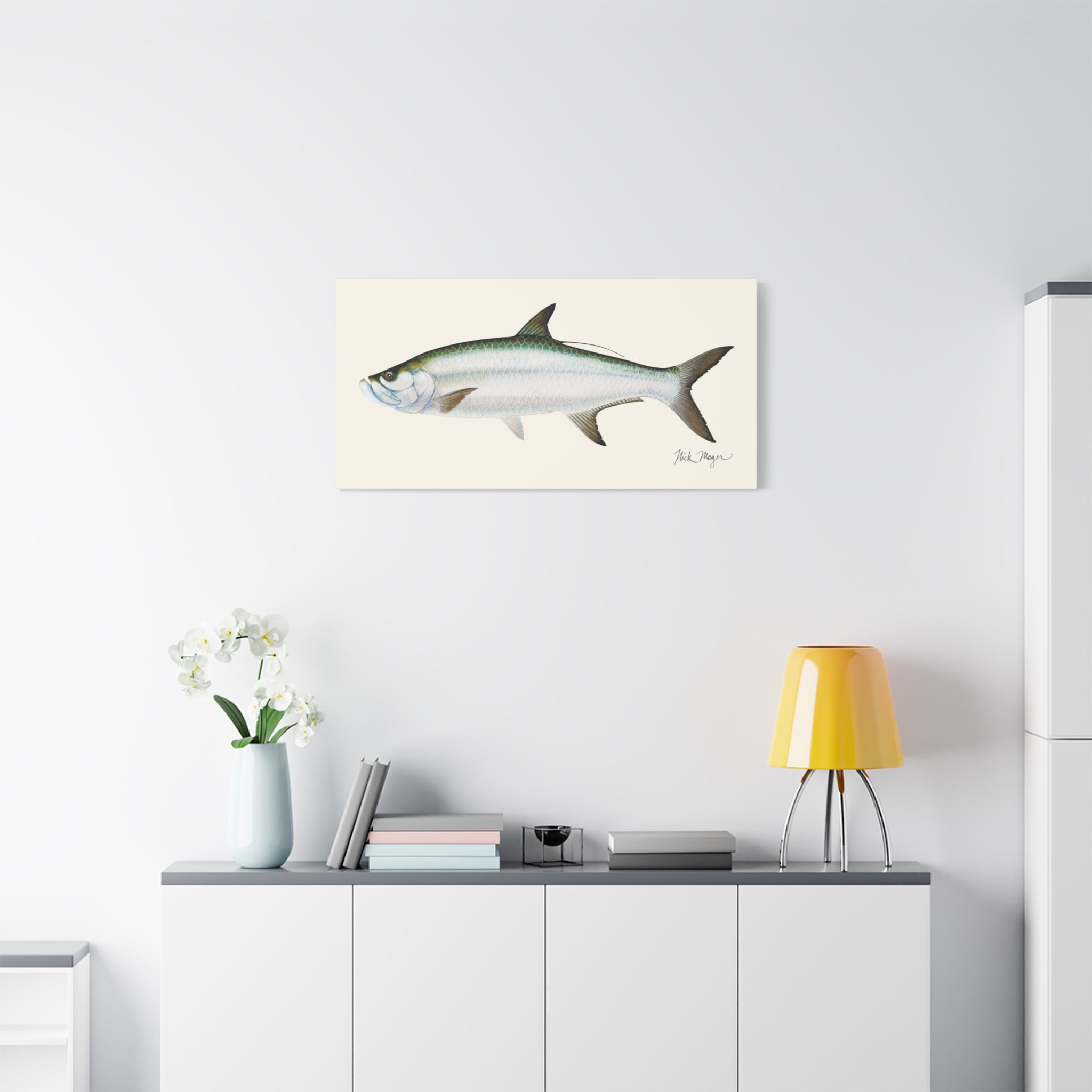 Tarpon Canvas Print Printify