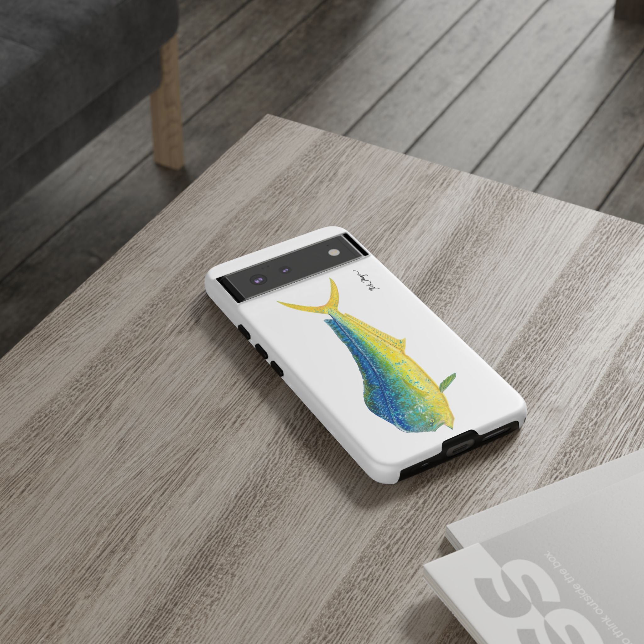 Bull Mahi White Phone Case (Samsung)