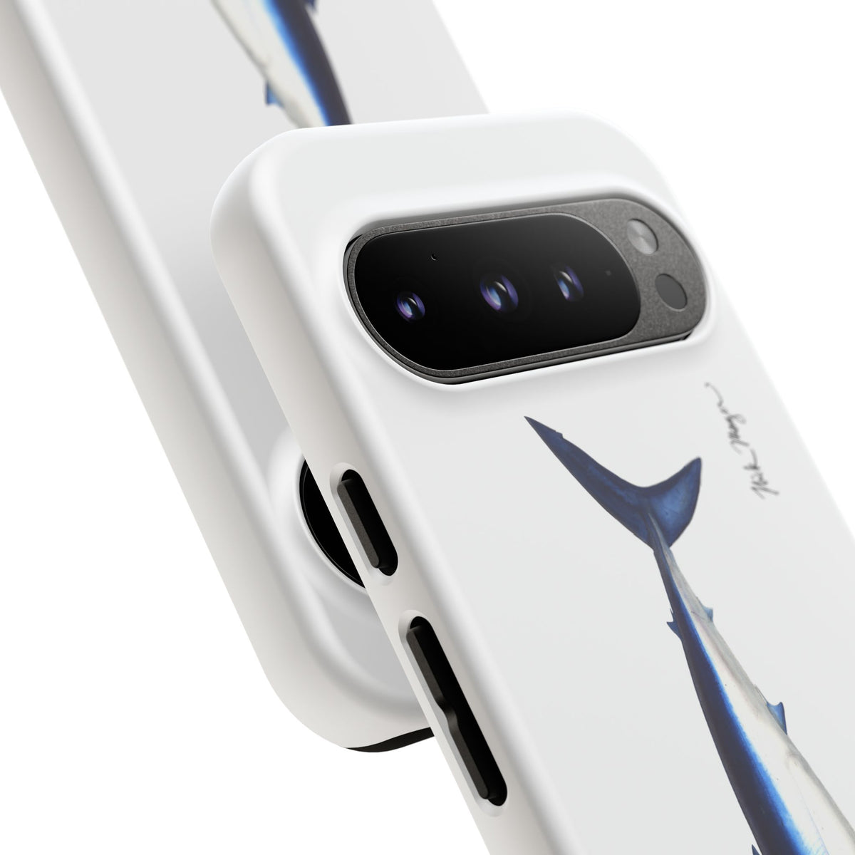 Mako Shark White Phone Case (Samsung) Printify