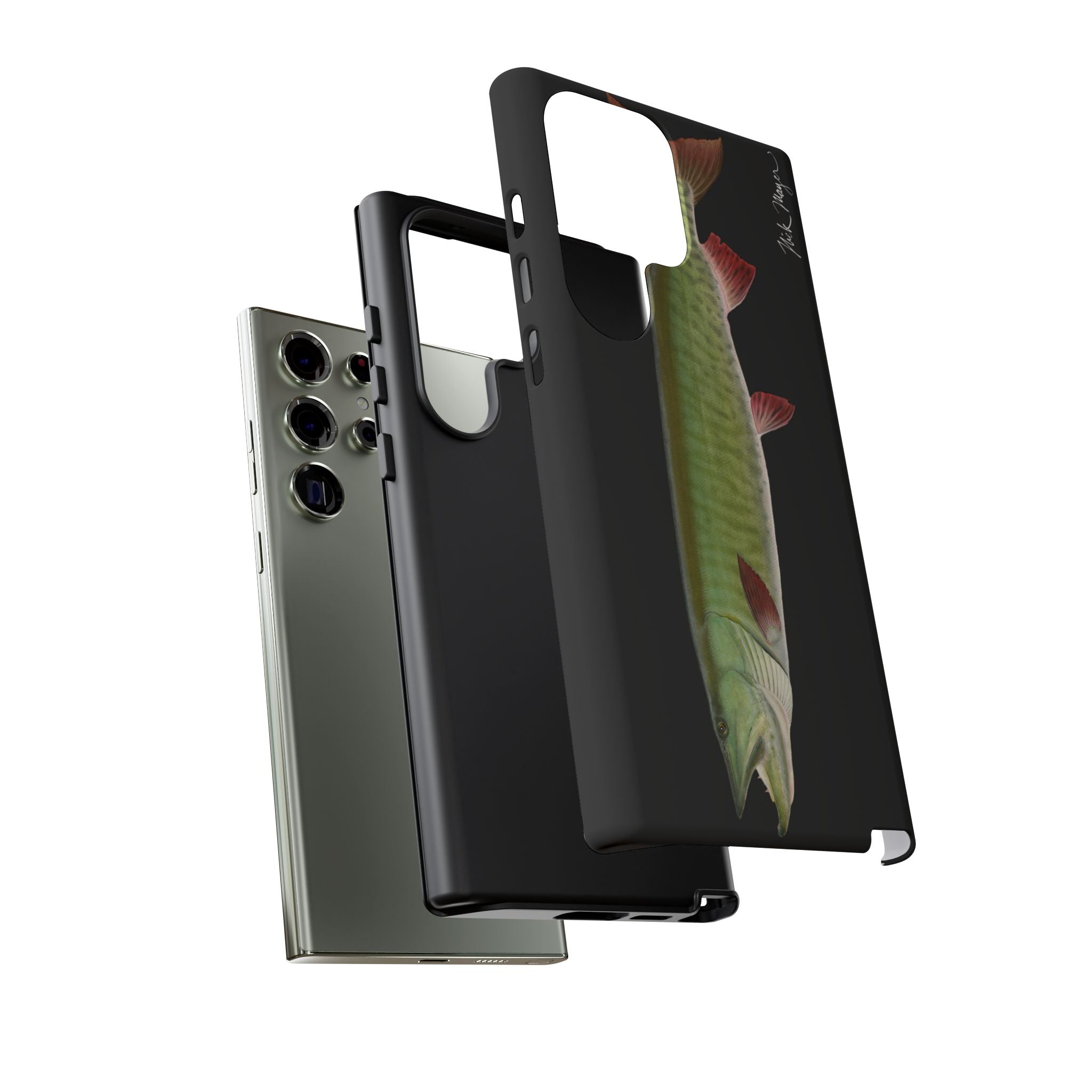 Trophy Muskie Black Phone Case (Samsung)