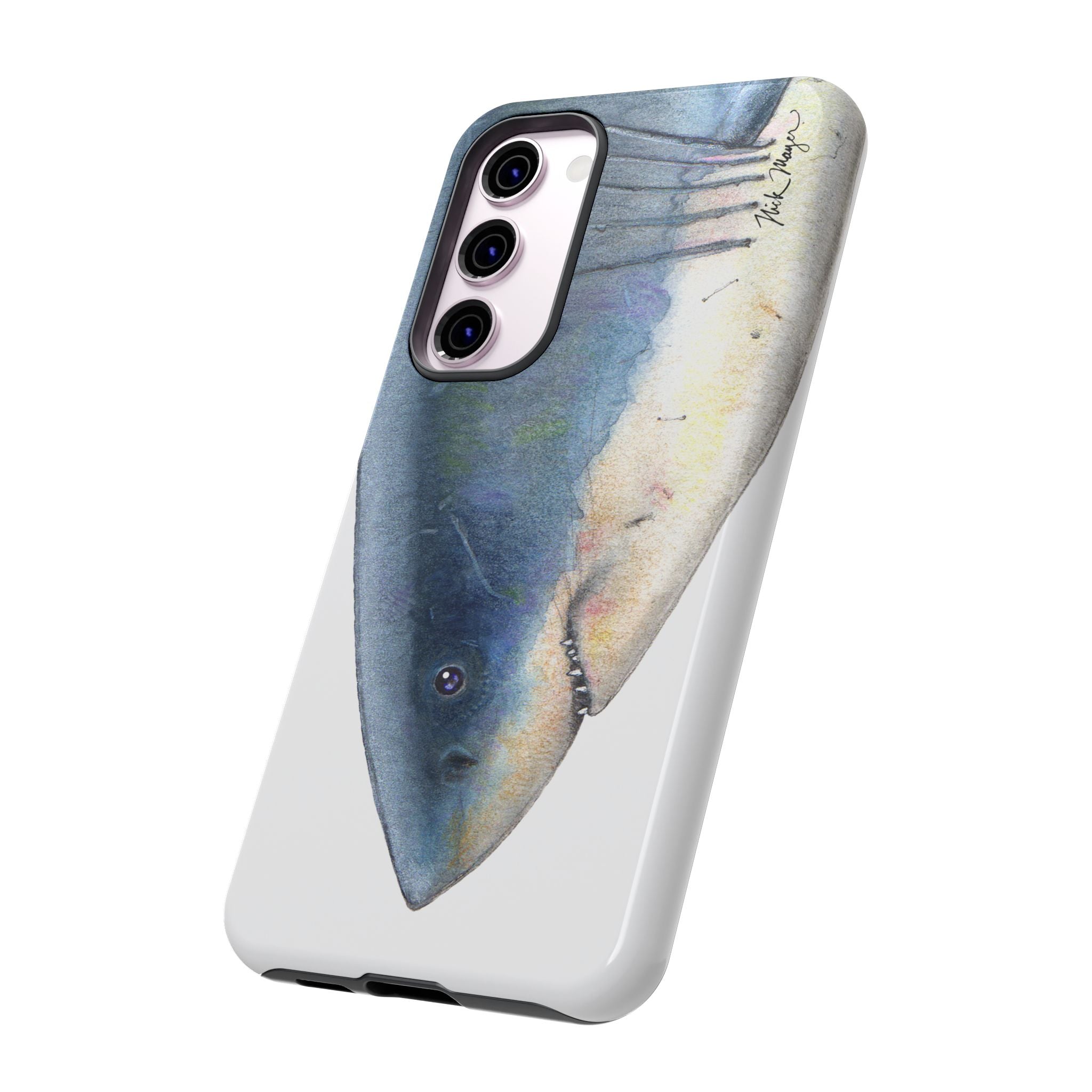 Great White Shark Face Phone Case (Samsung) Printify