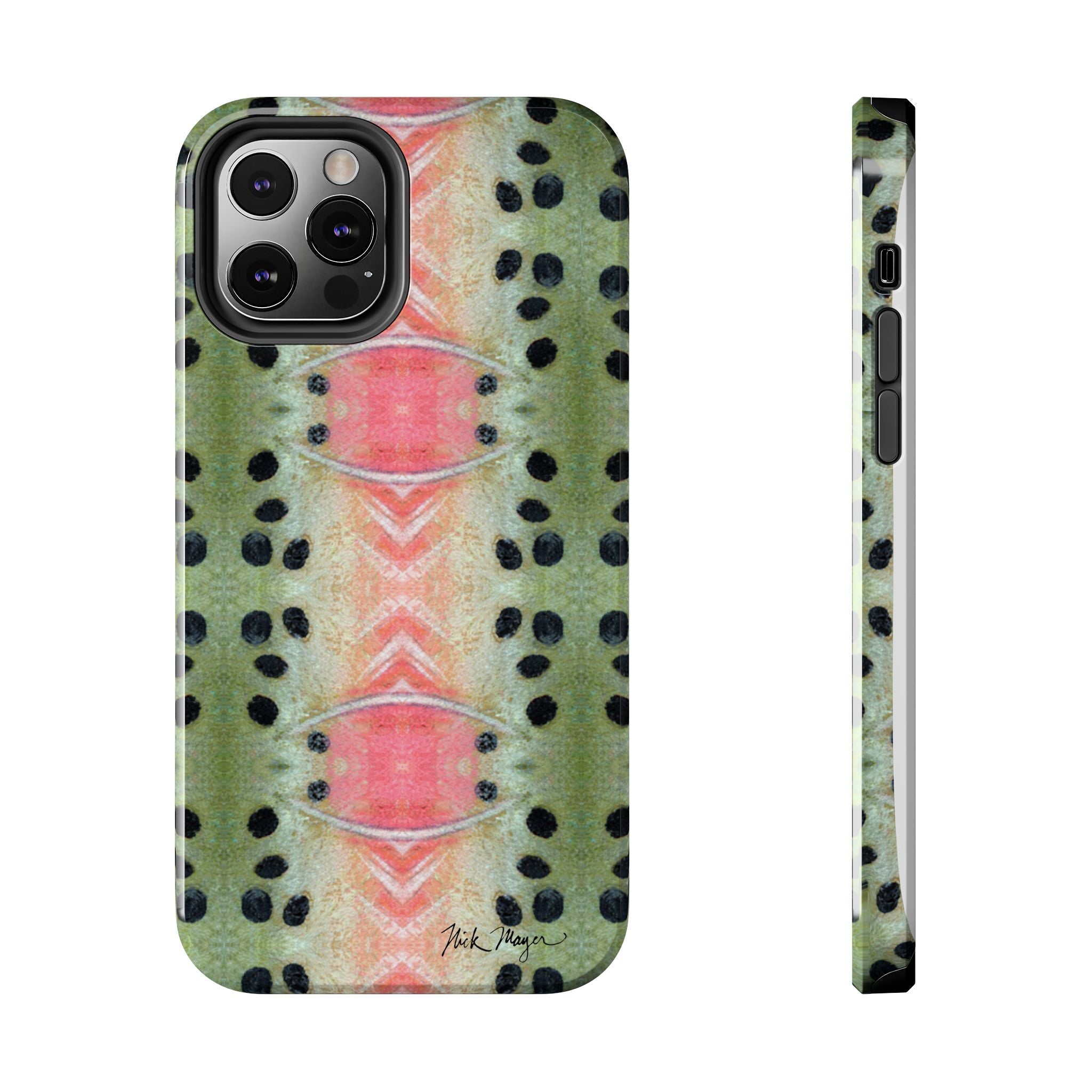 Rainbow Trout Pattern Phone Case (iPhone)
