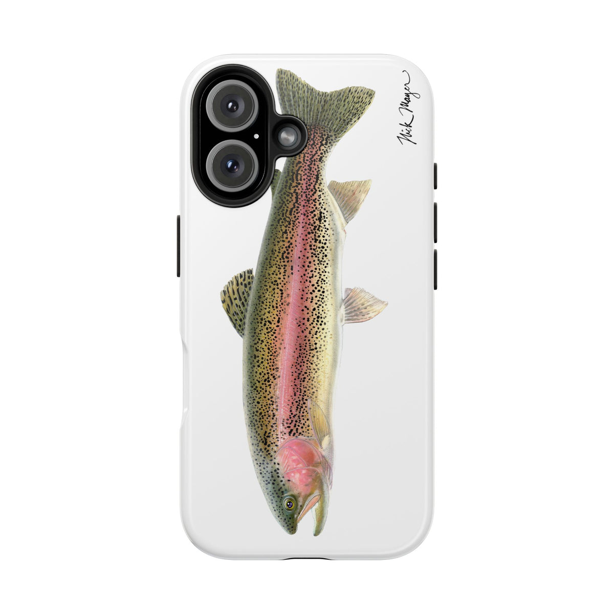 Rainbow Trout White Phone Case (iPhone) Printify