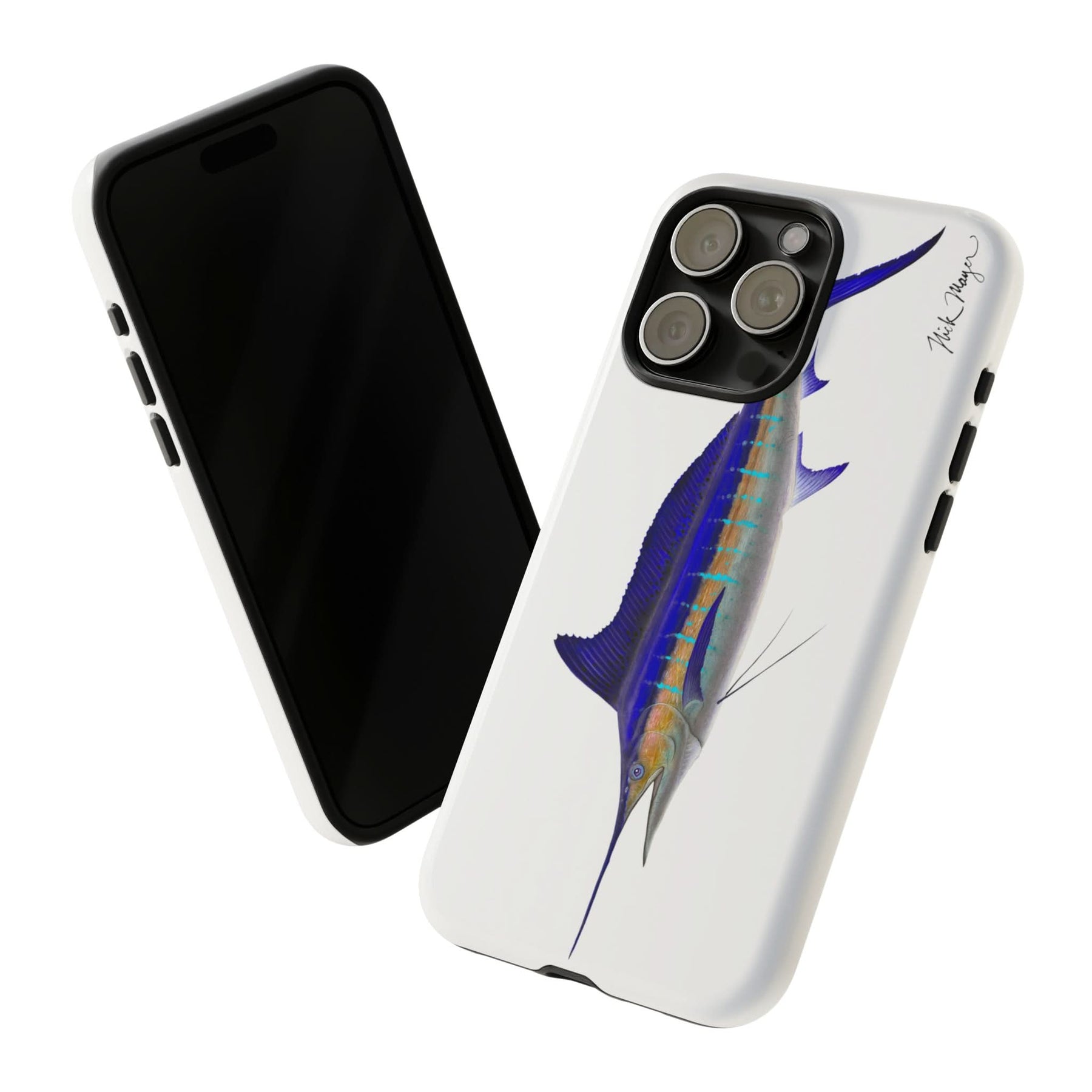 Striped Marlin iPhone 15 Case