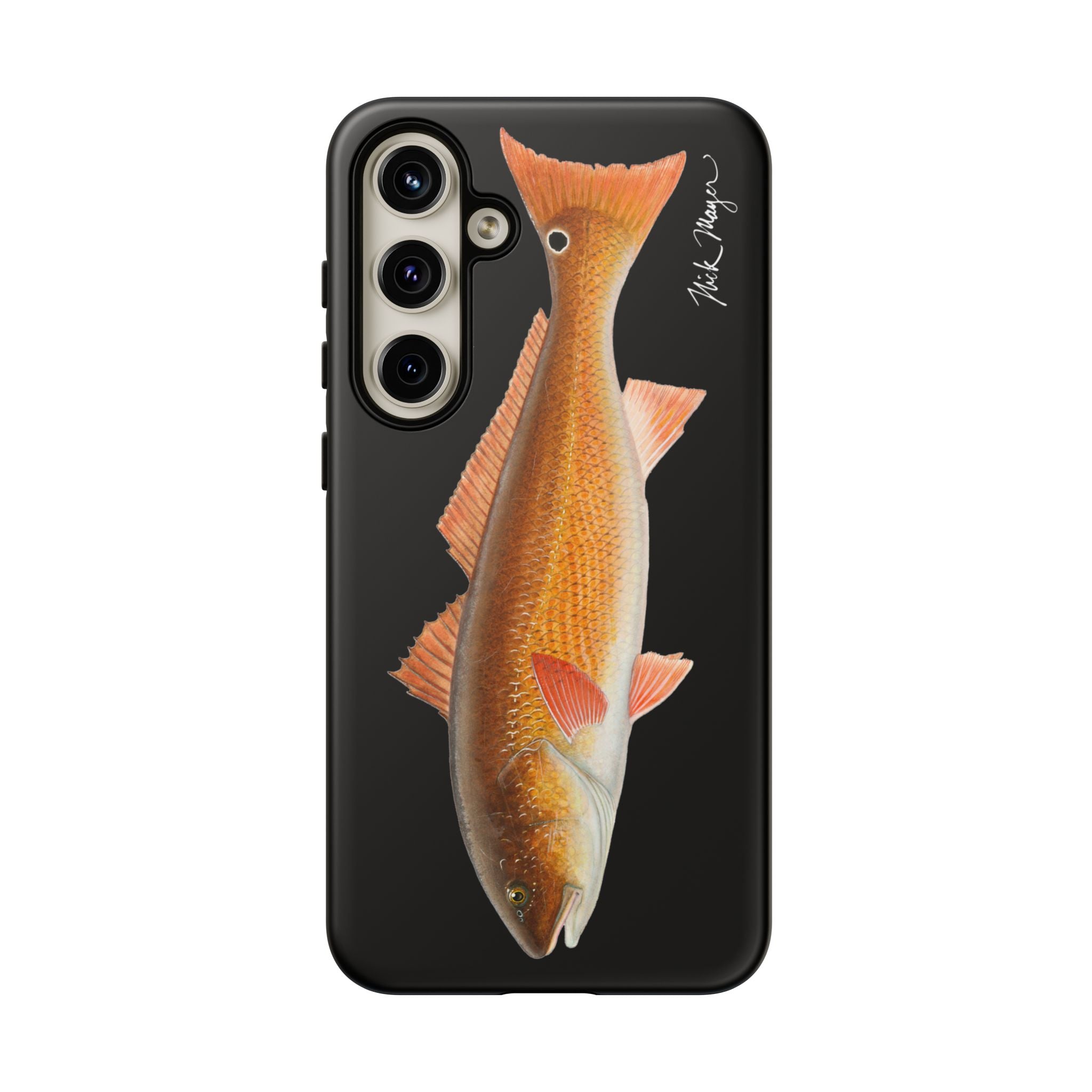 Redfish Black Phone Case (Samsung) Printify