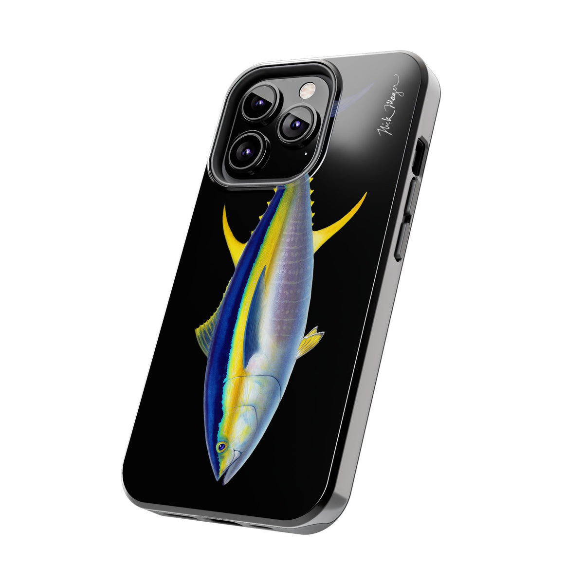 Yellowfin Tuna Black Phone Case (iPhone) Printify