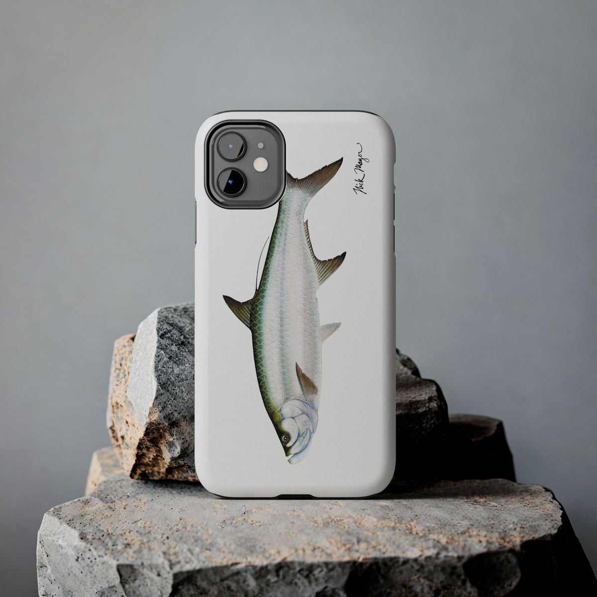 Tarpon White Phone Case (iPhone) Printify